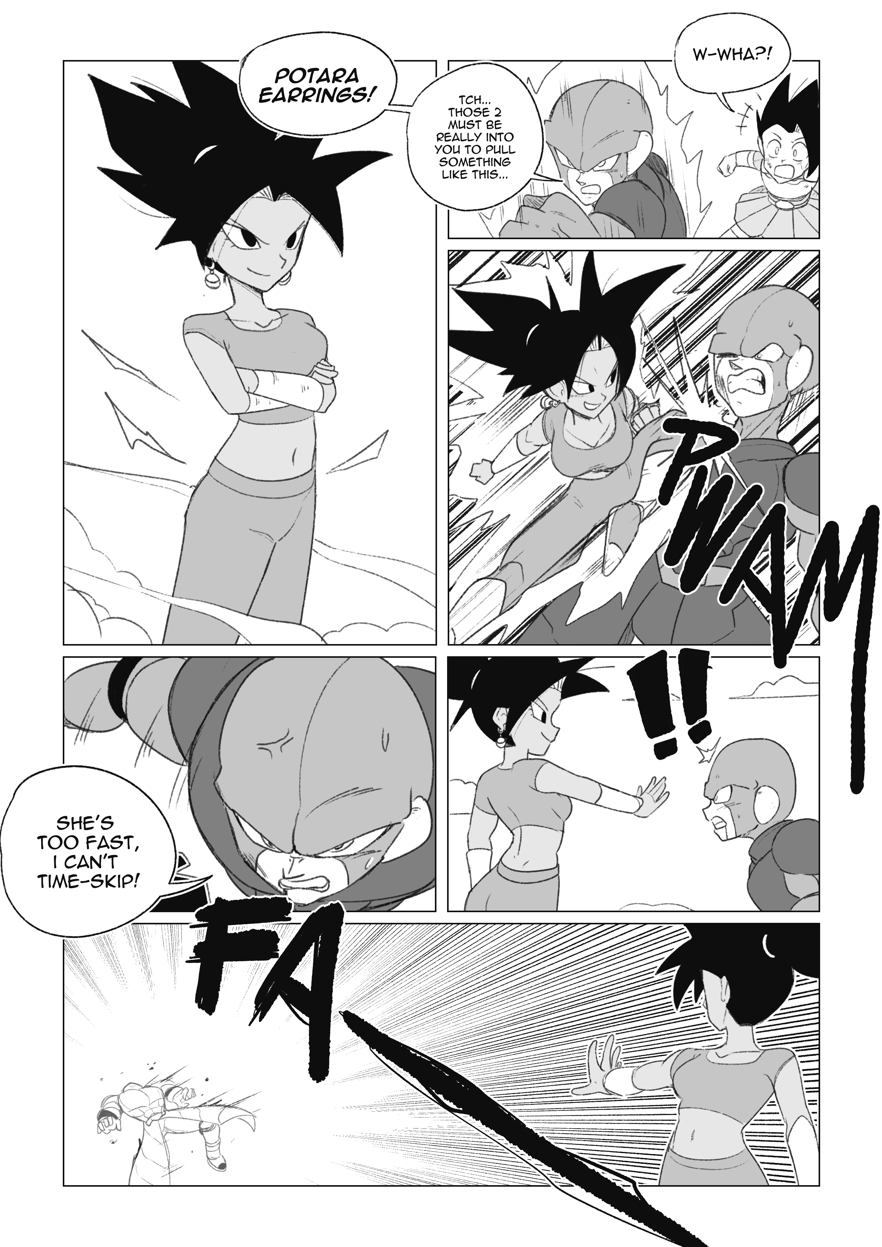 Teasing Cabba porn comic picture 24