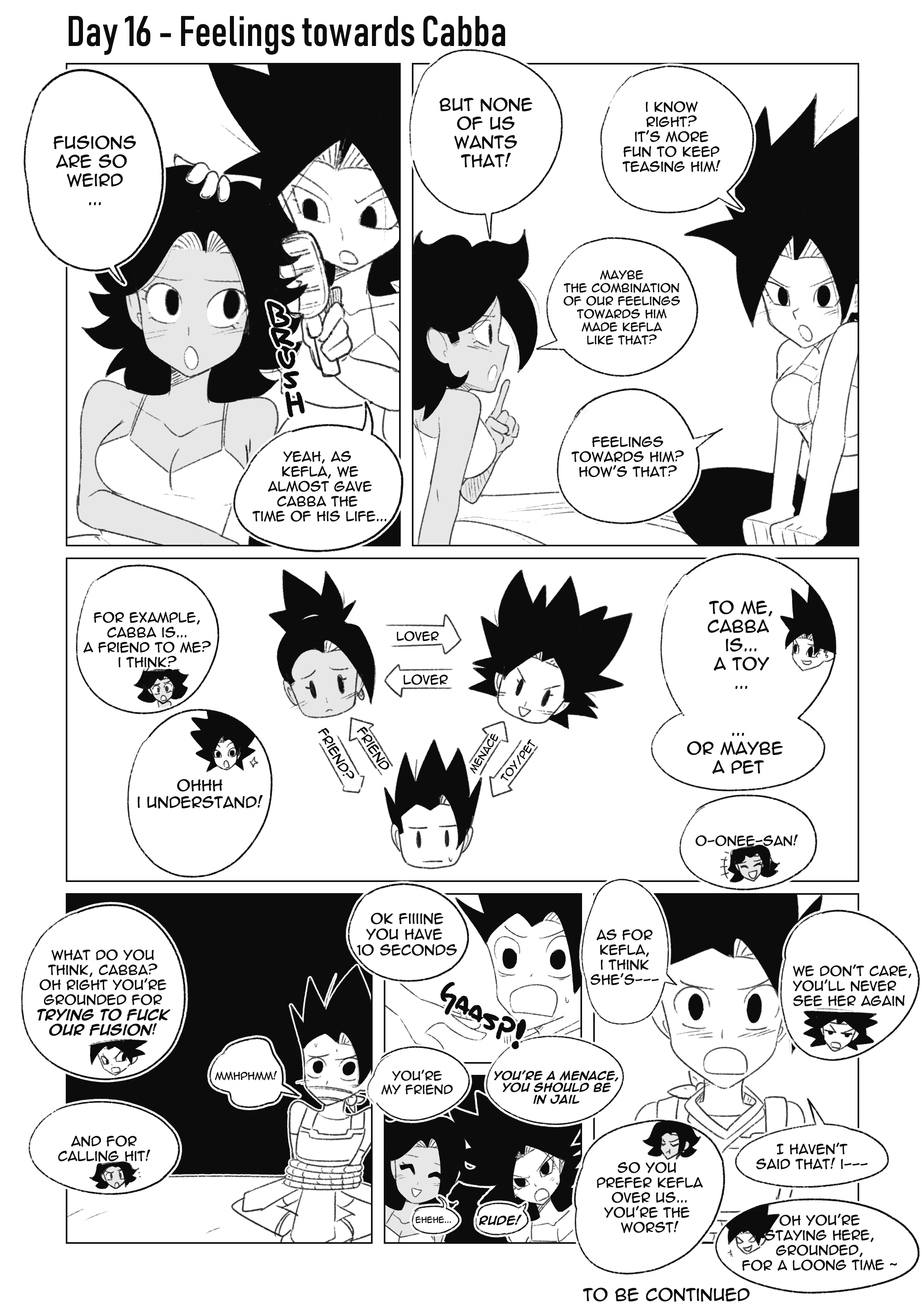 Teasing Cabba porn comic picture 25