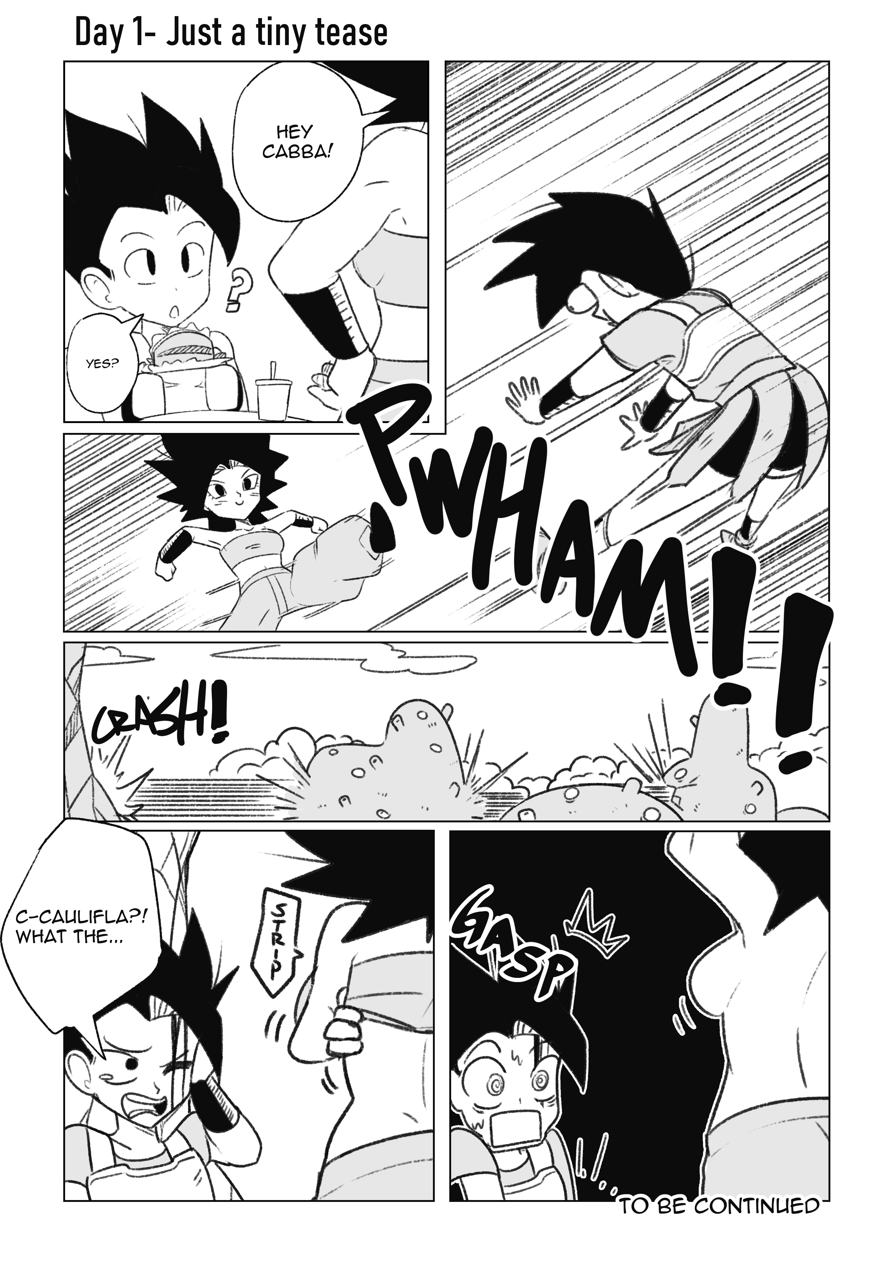 Teasing Cabba porn comic picture 3
