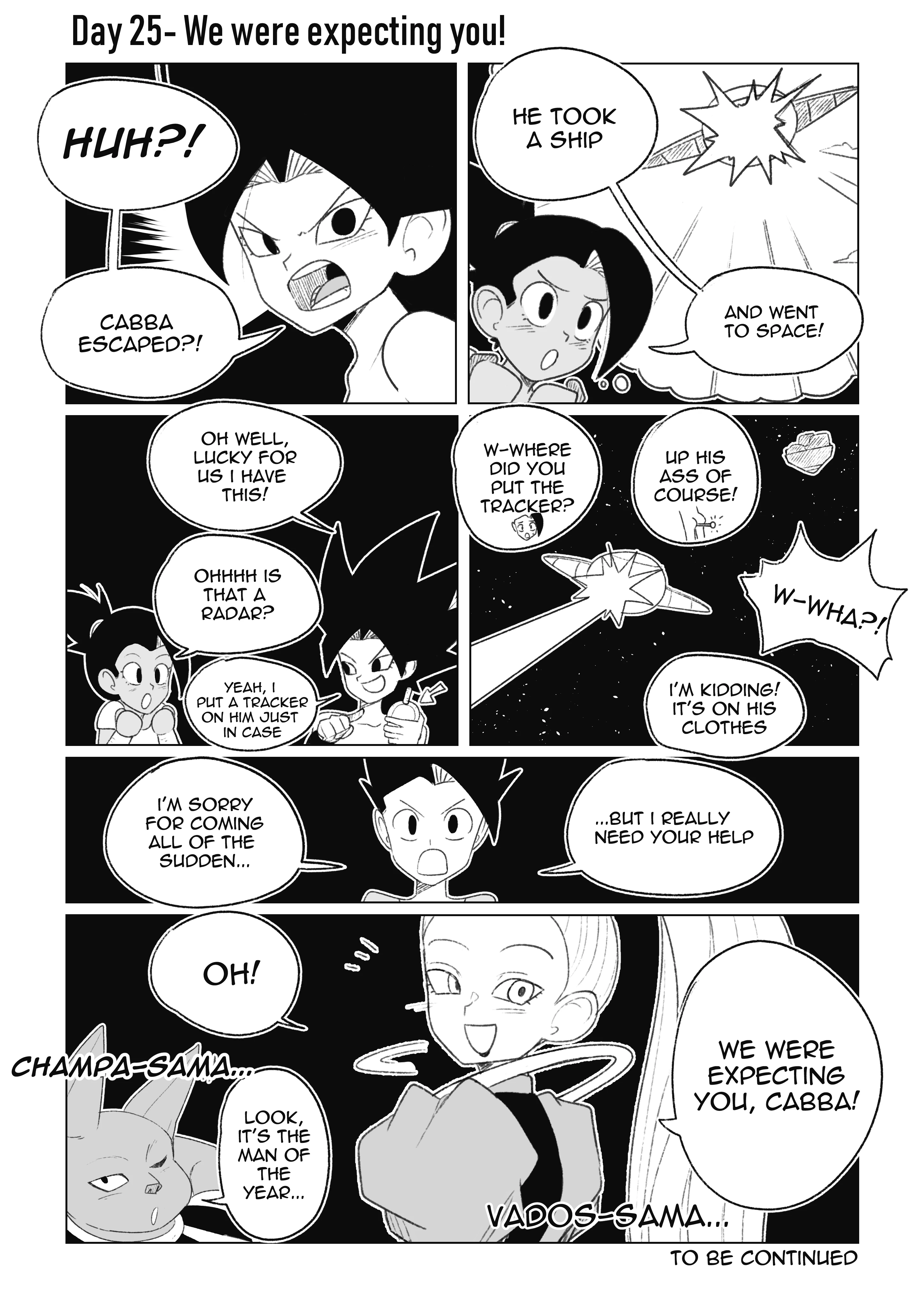 Teasing Cabba porn comic picture 39