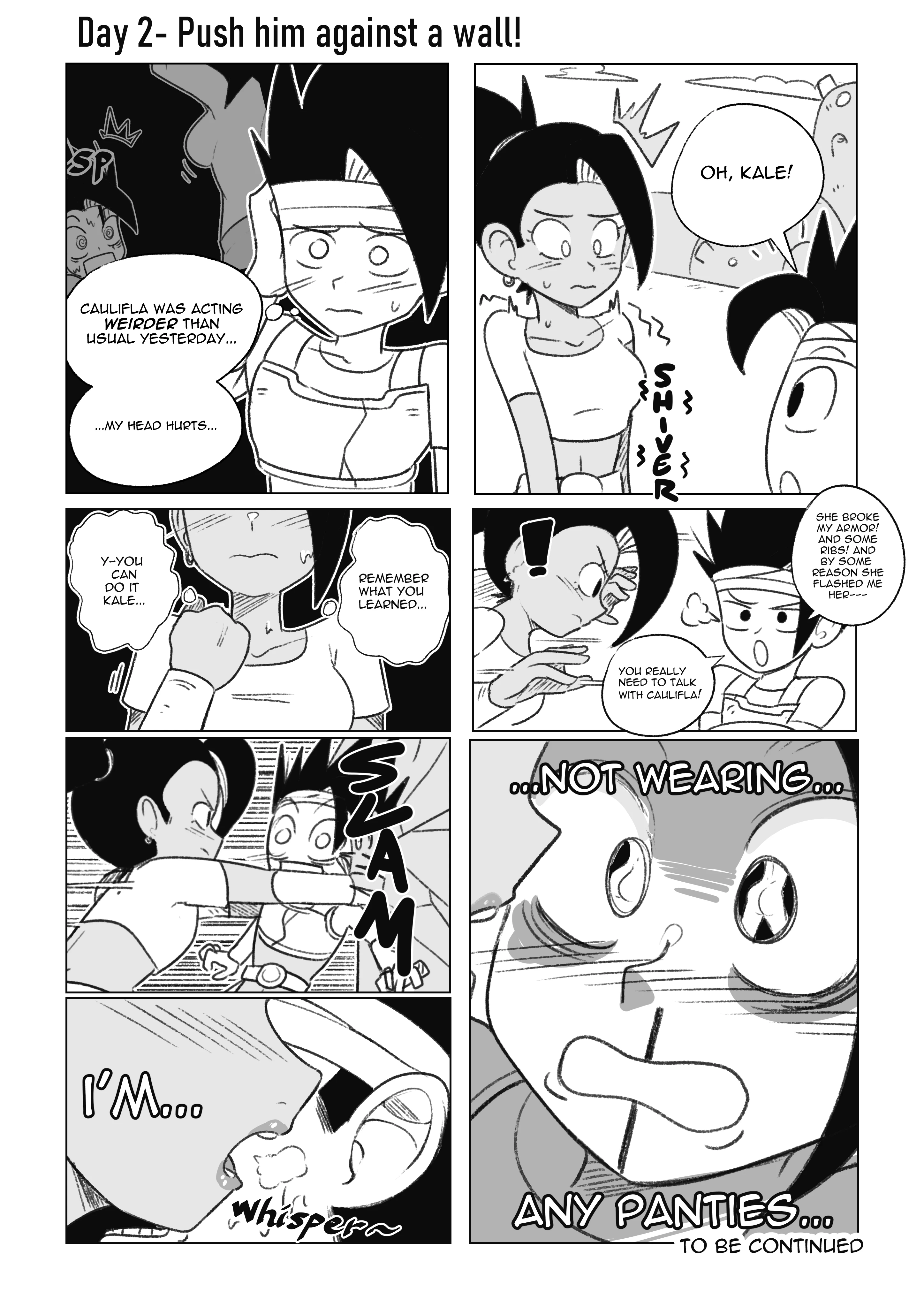Teasing Cabba porn comic picture 4