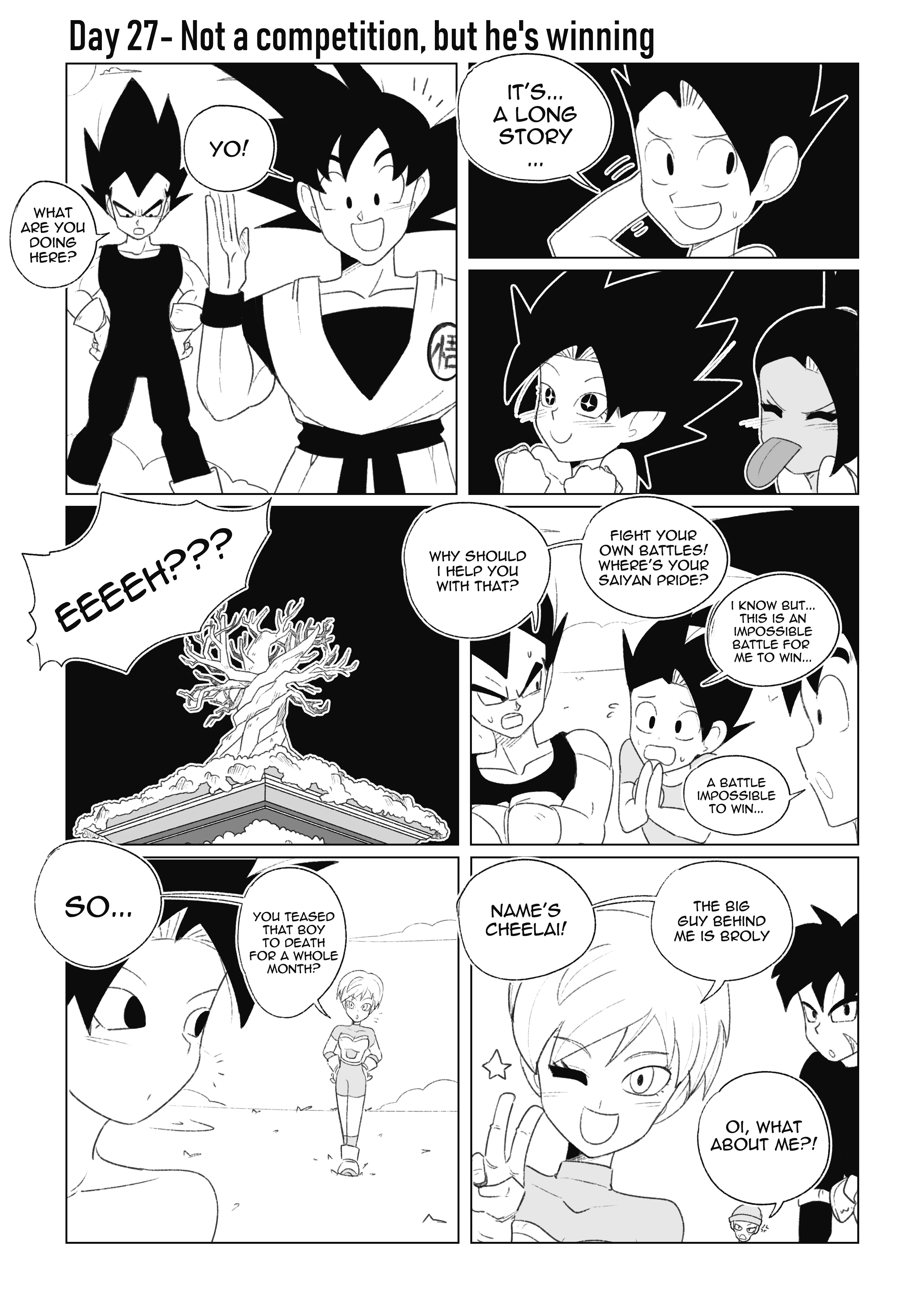 Teasing Cabba porn comic picture 43