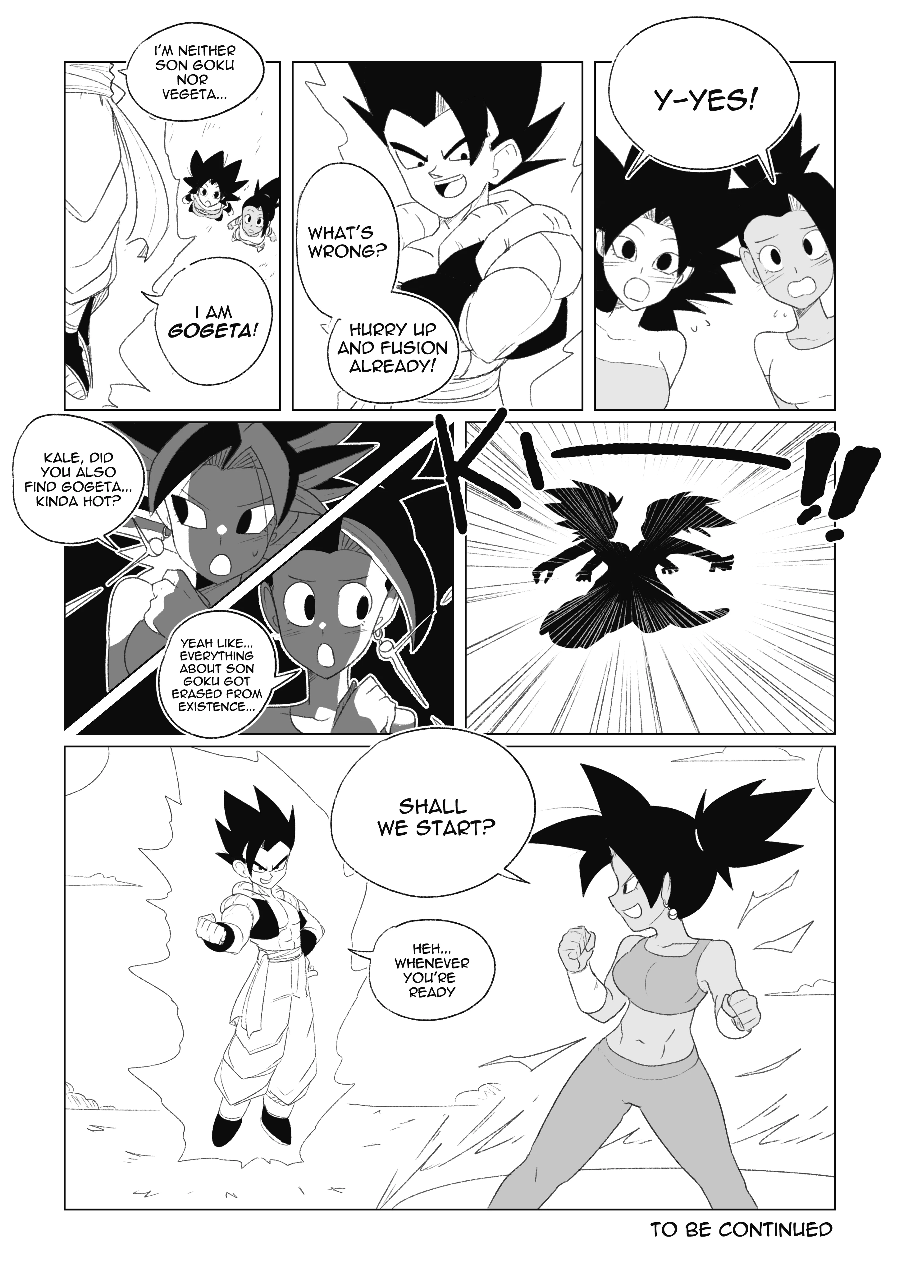 Teasing Cabba porn comic picture 48