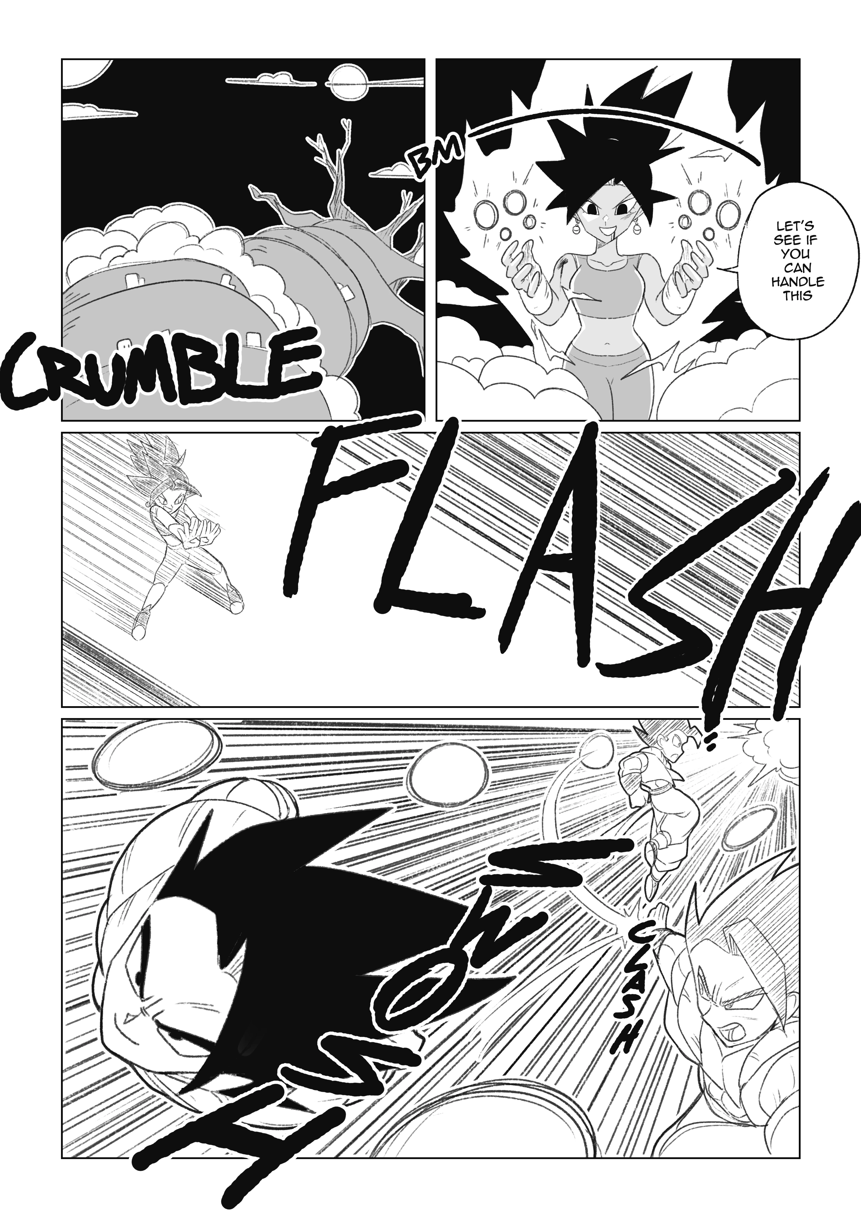 Teasing Cabba porn comic picture 52