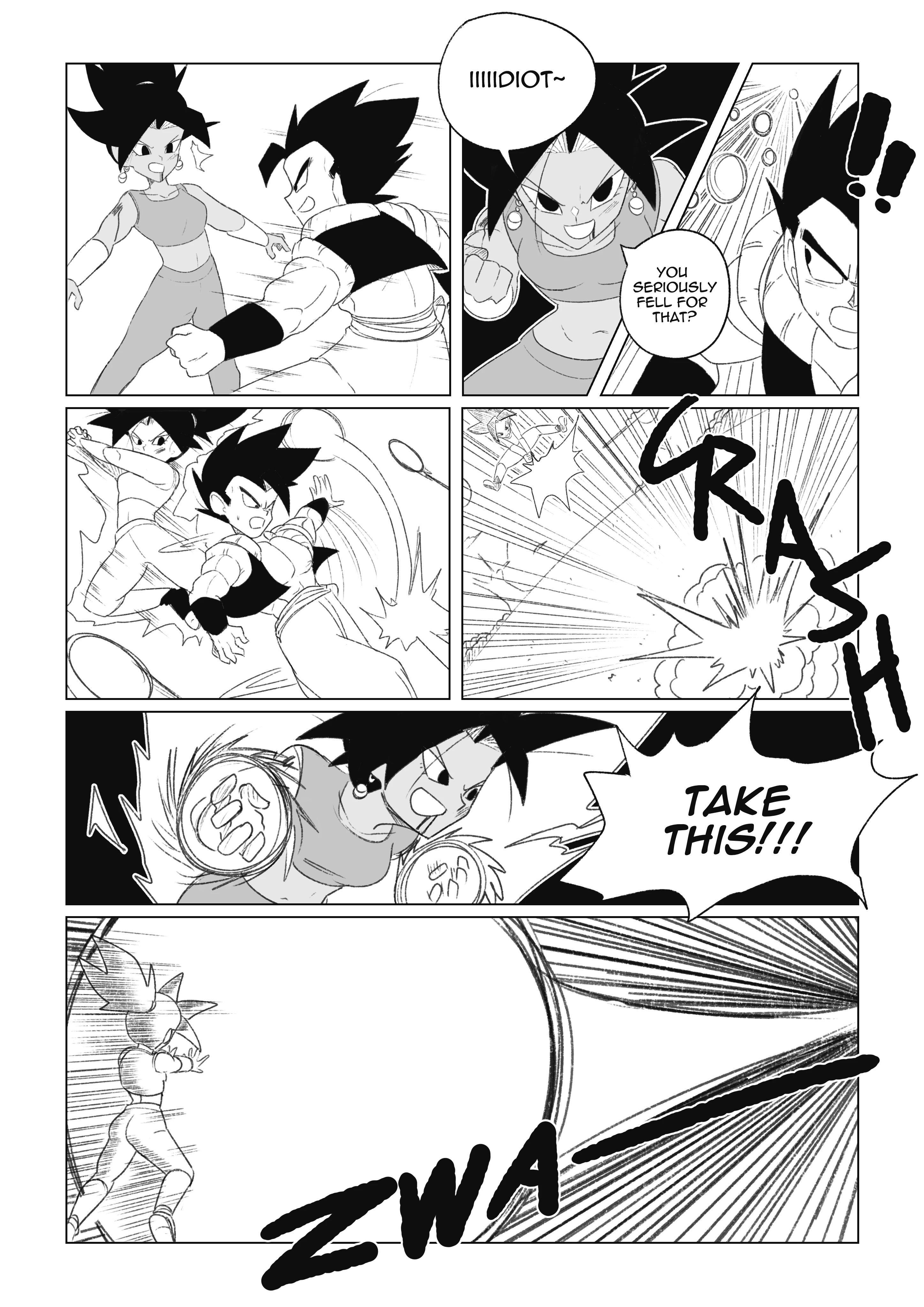 Teasing Cabba porn comic picture 53