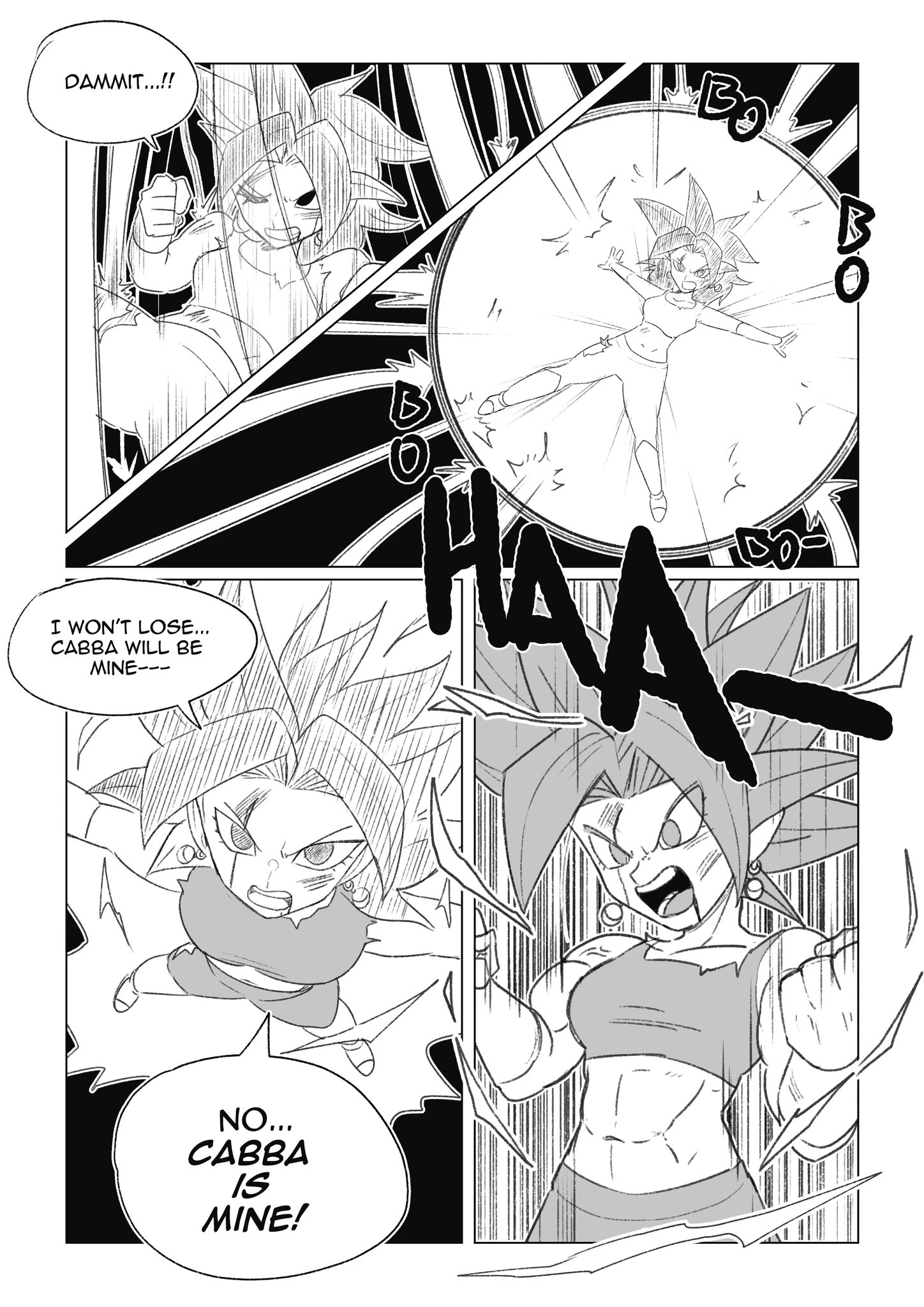 Teasing Cabba porn comic picture 57