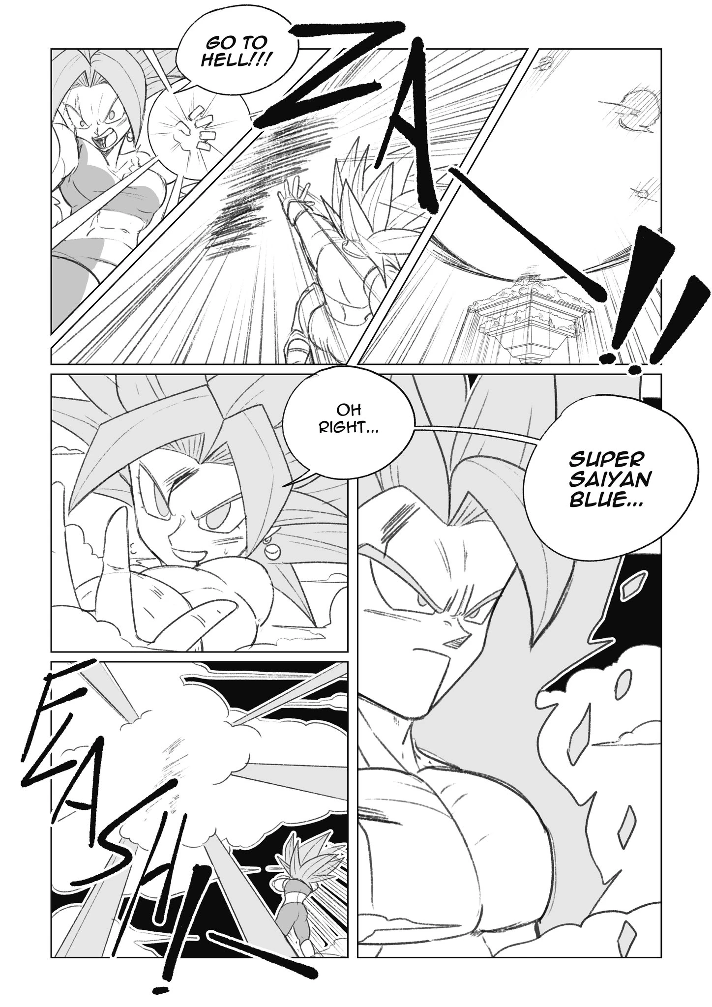 Teasing Cabba porn comic picture 59
