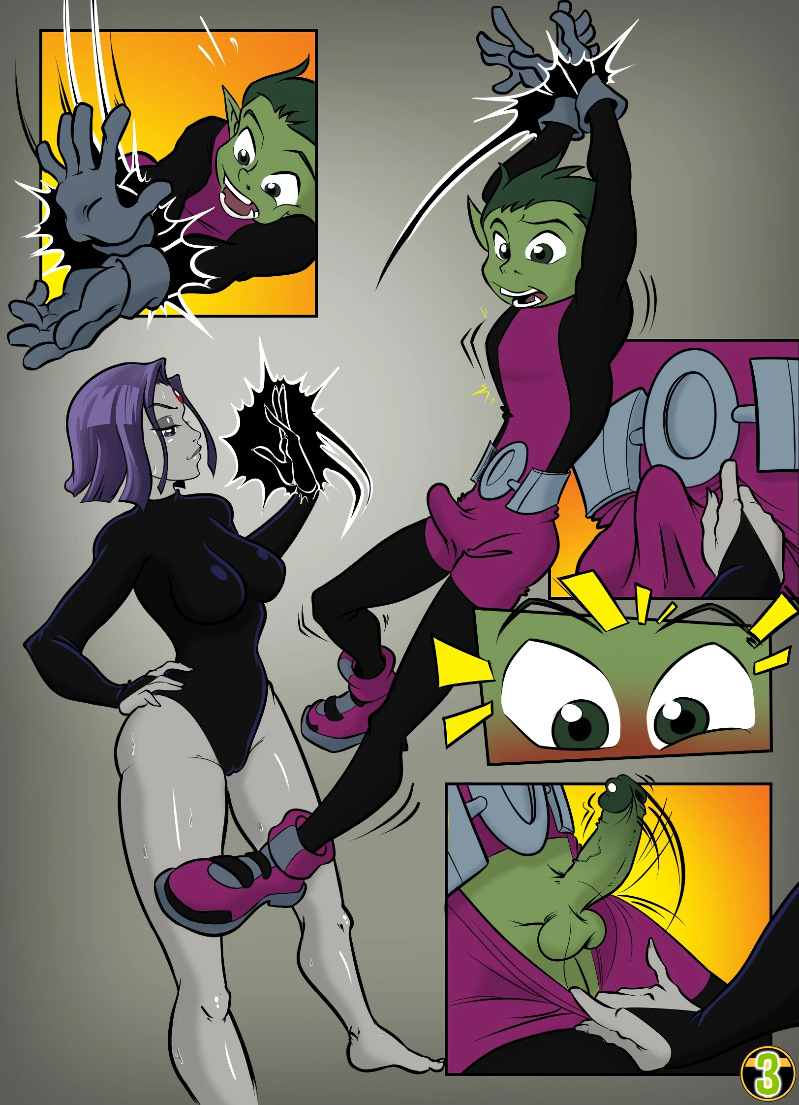 Teen Titans - RisenHentaiDemon porn comic picture 3