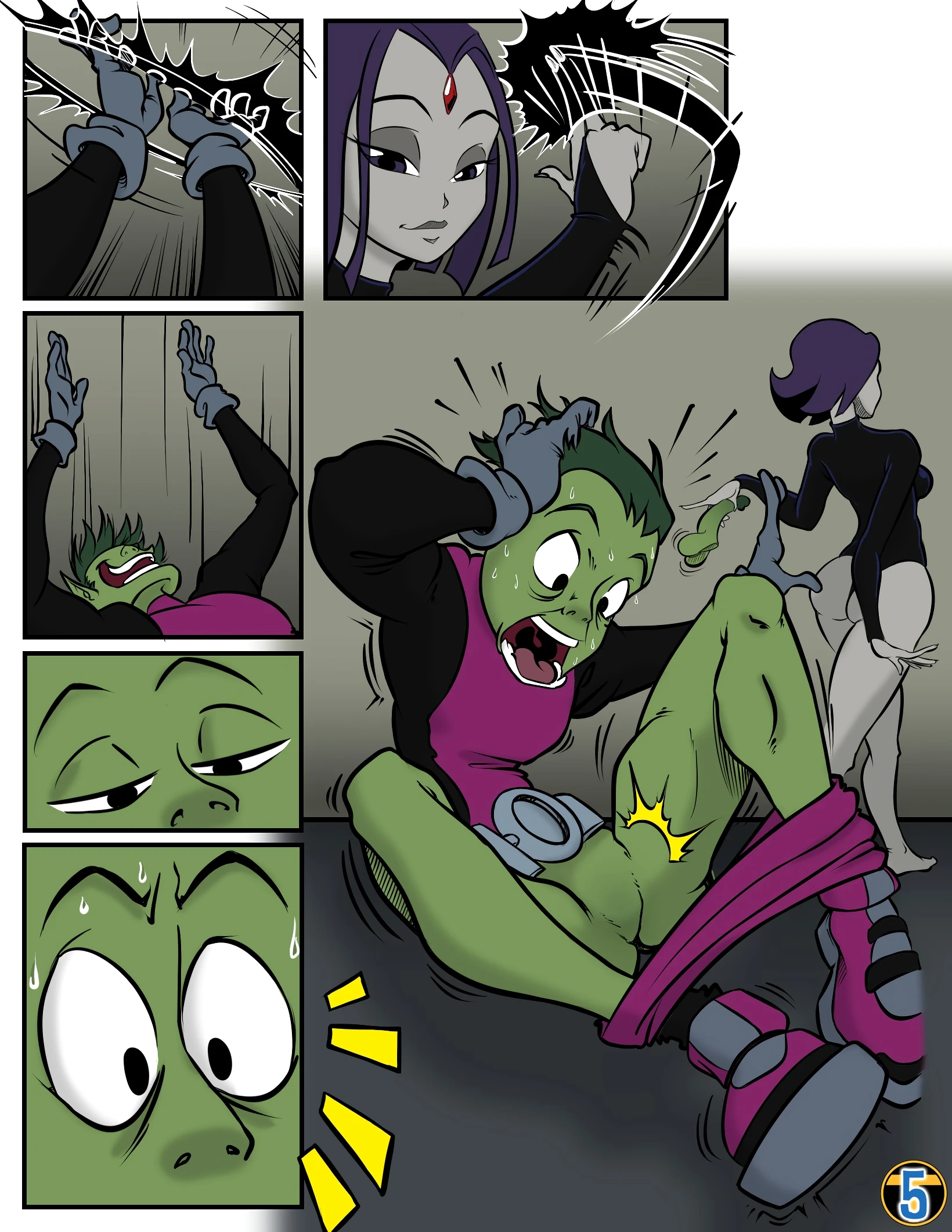 Teen Titans - RisenHentaiDemon porn comic picture 5