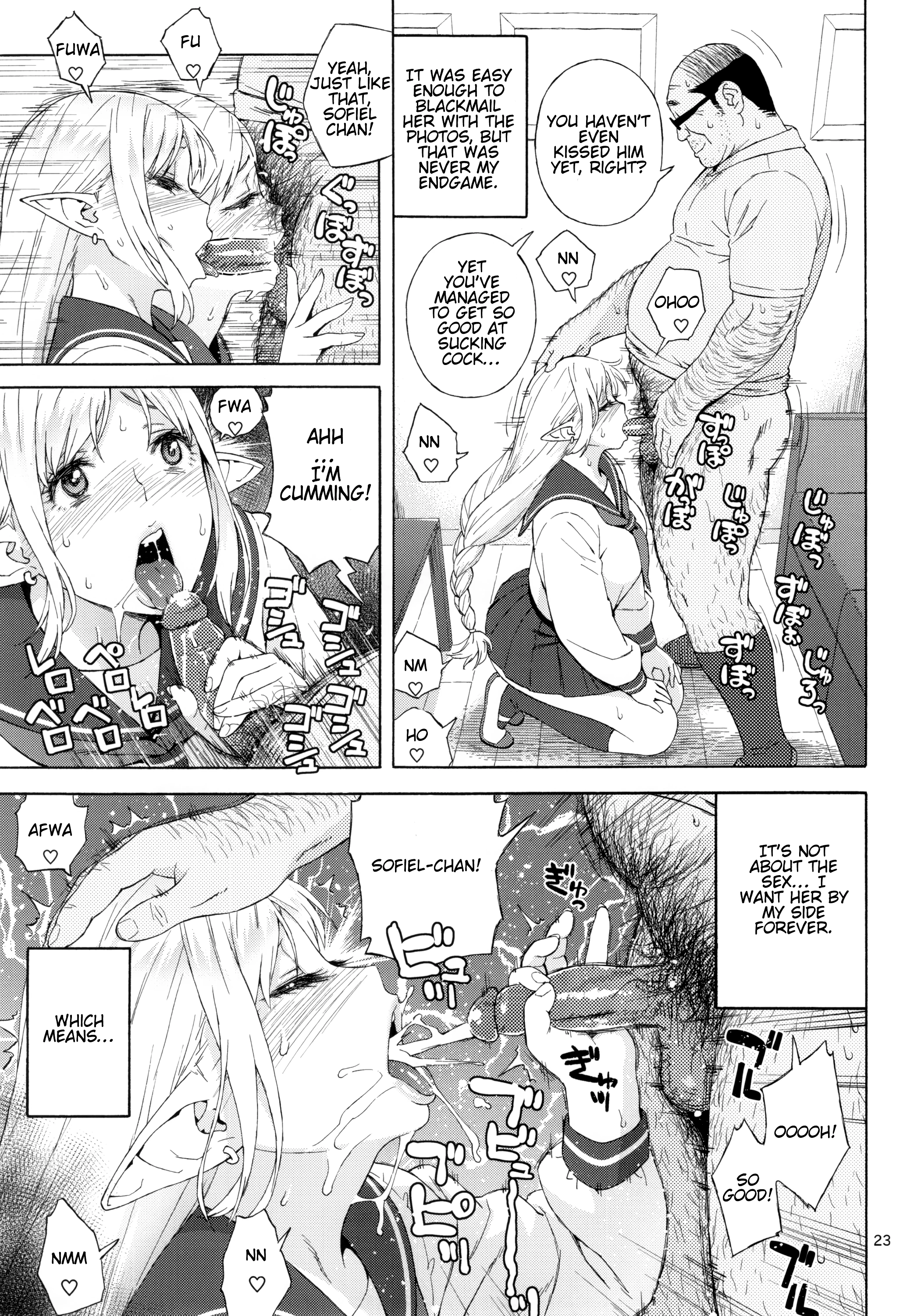 Tenkousei JK Elf 3 Saishuushou - Houkago Yagai Jugyou porn comic picture 21