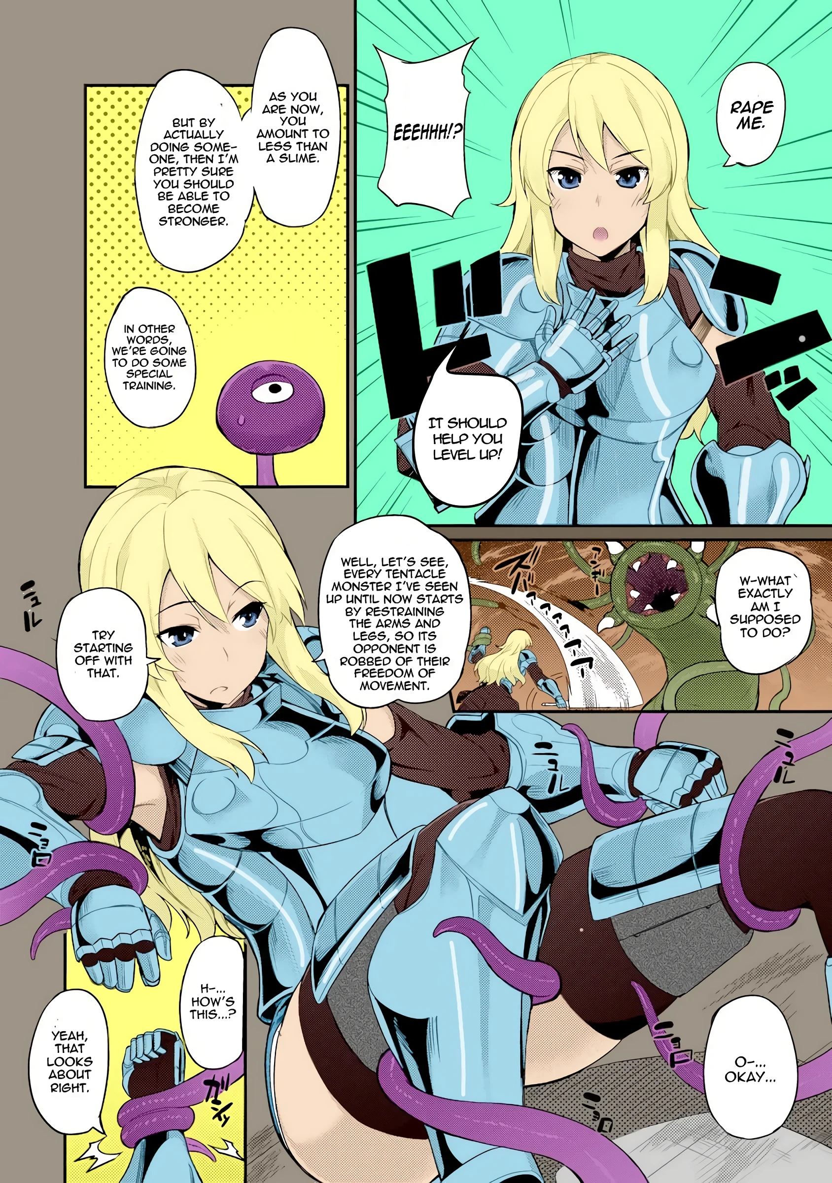 Tentacles Training porn comic picture 4