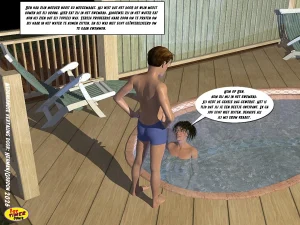 Teresa & Ben 01_At The Pool Side [NL] porn comic picture 1