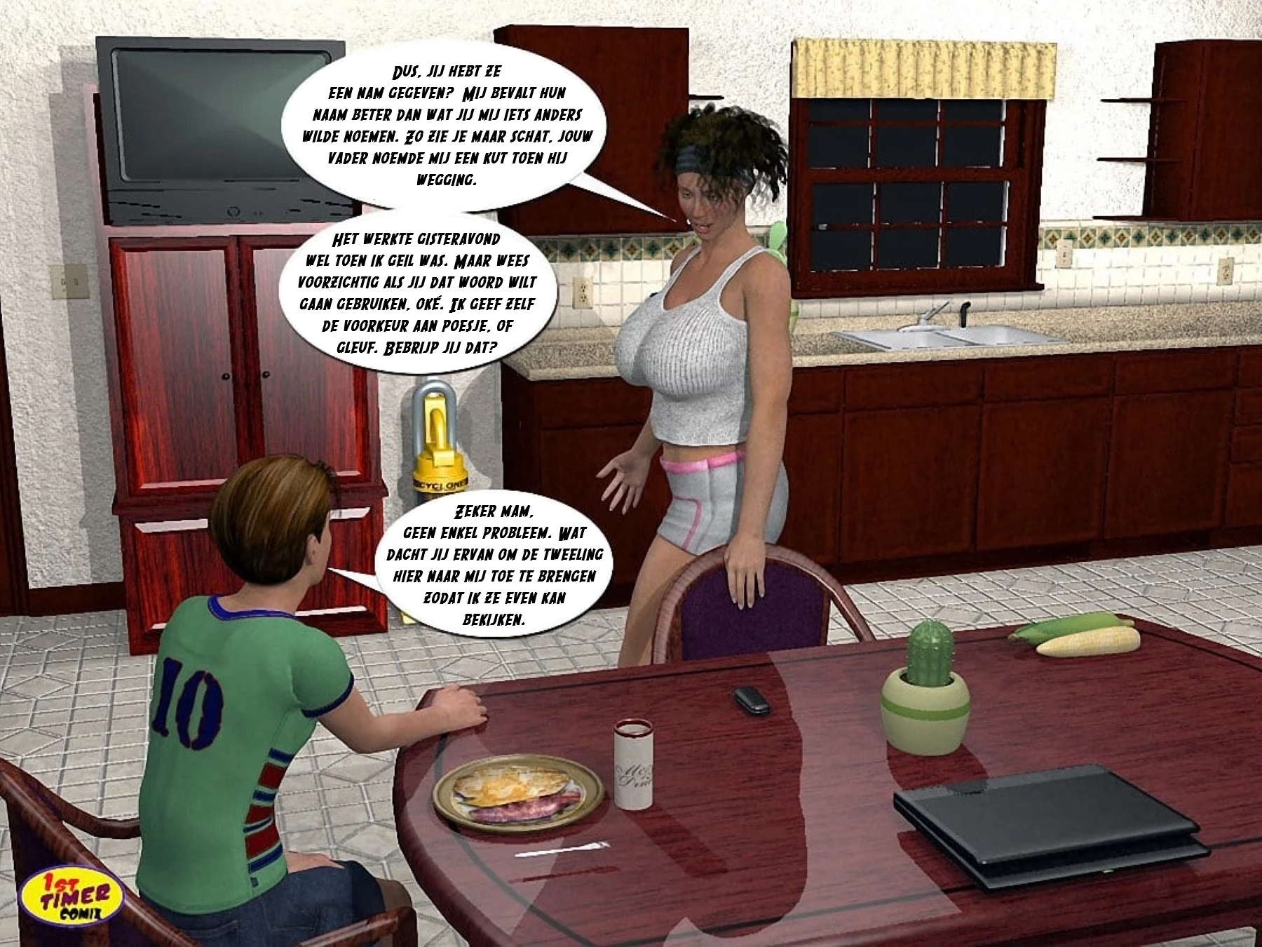 Teresa & Ben 01_At The Pool Side [NL] porn comic picture 57