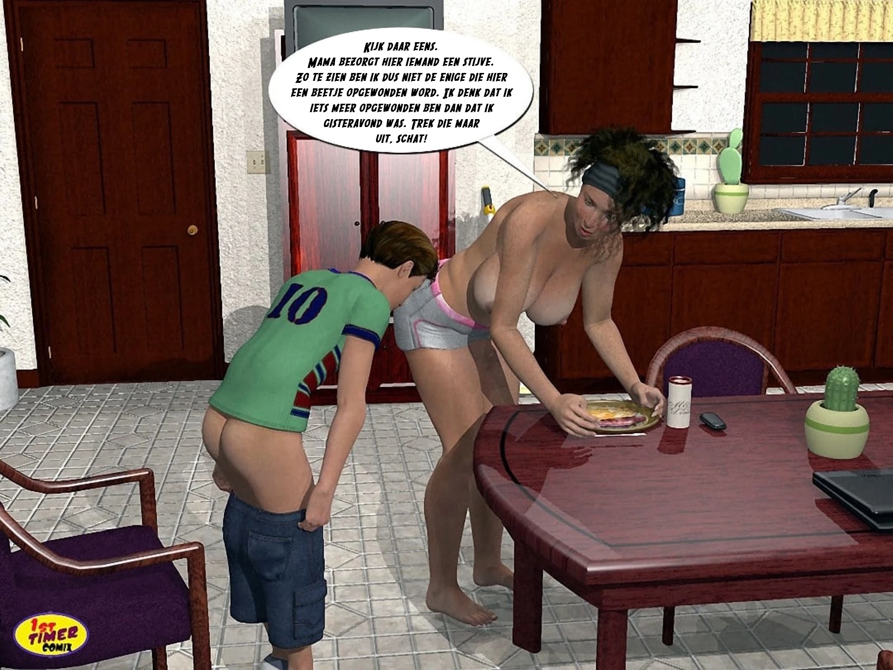Teresa & Ben 01_At The Pool Side [NL] porn comic picture 60