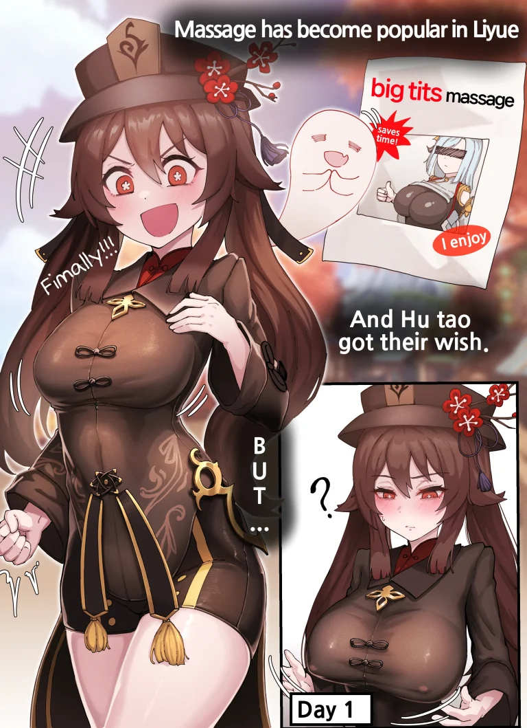 Teyvat Gravure 06: Hu Tao porn comic picture 2