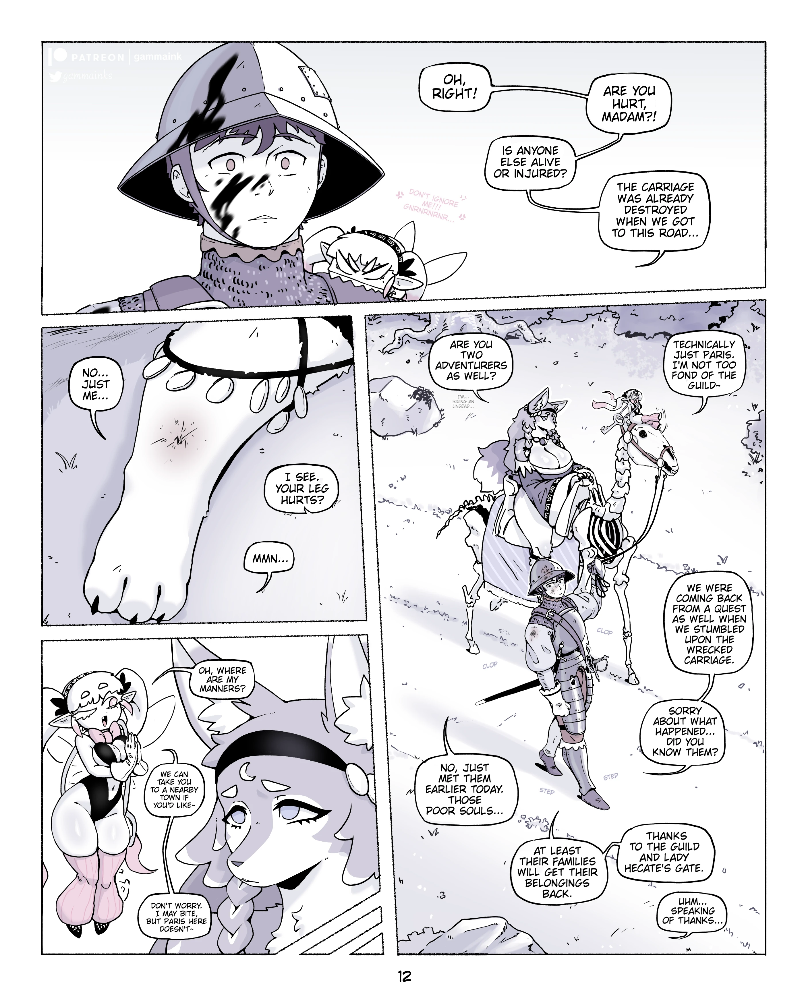 The Adventurer from Skeleton Town Chapter 1 porn comic picture 13