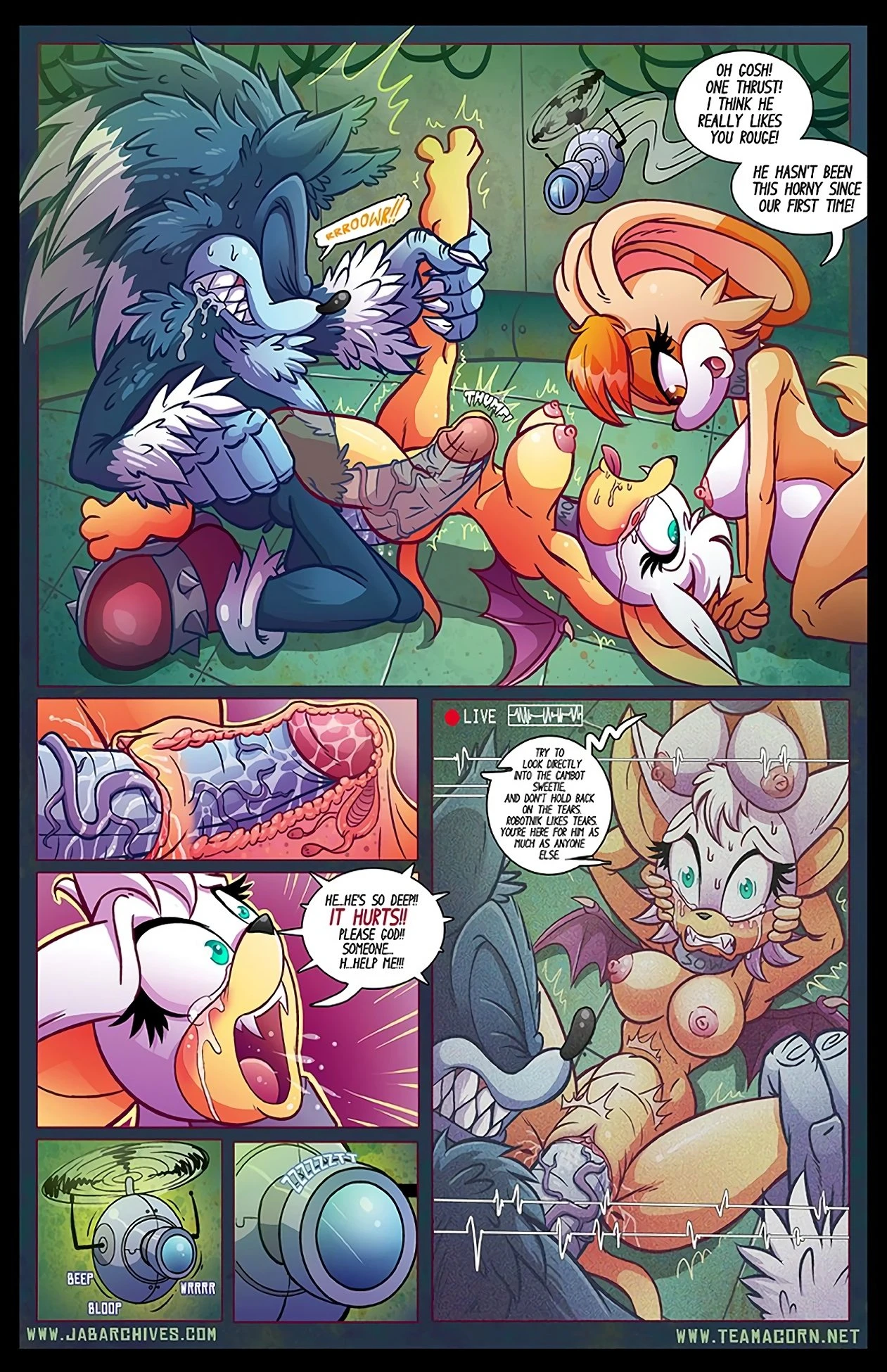 The Bat Who Cried Werehog porn comic picture 5