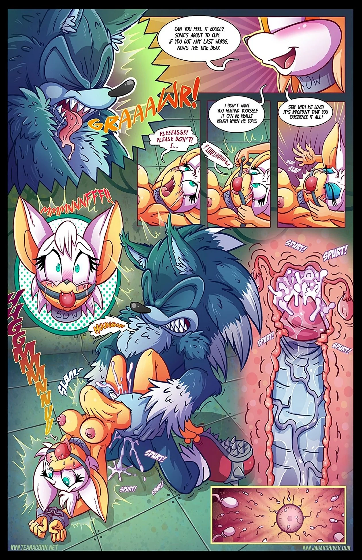 The Bat Who Cried Werehog porn comic picture 8