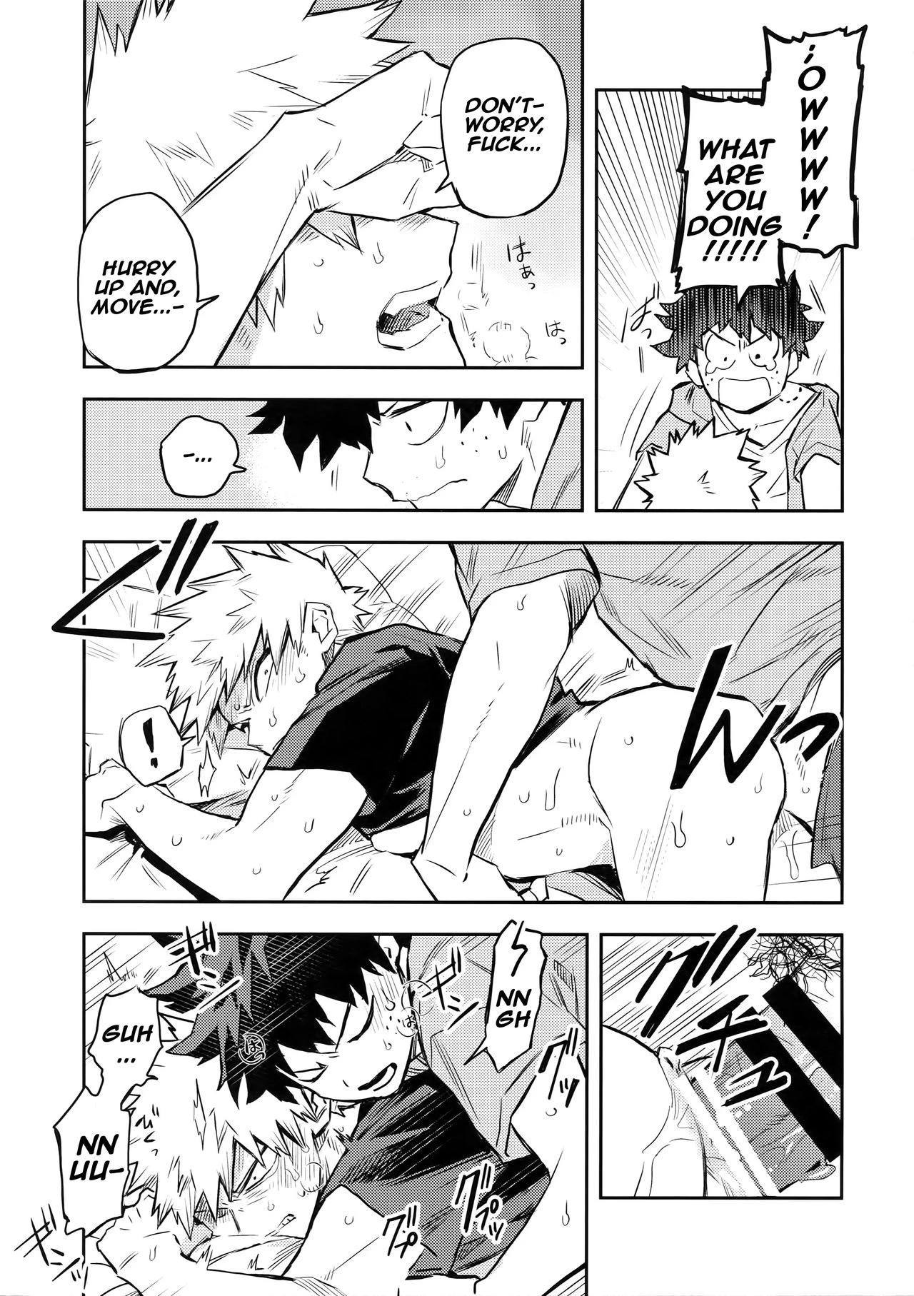 The Battle Between Sick Kacchan and Me porn comic picture 18