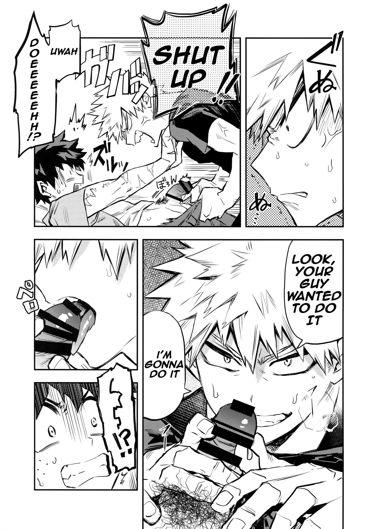 The Battle Between Sick Kacchan and Me porn comic picture 8