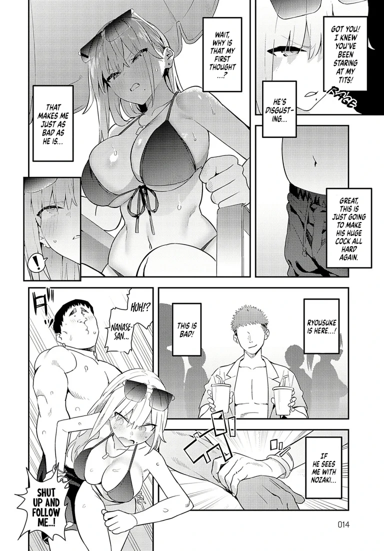 The Beauty and The Beast -The Gyaru and The Disgusting Otaku porn comic picture 4