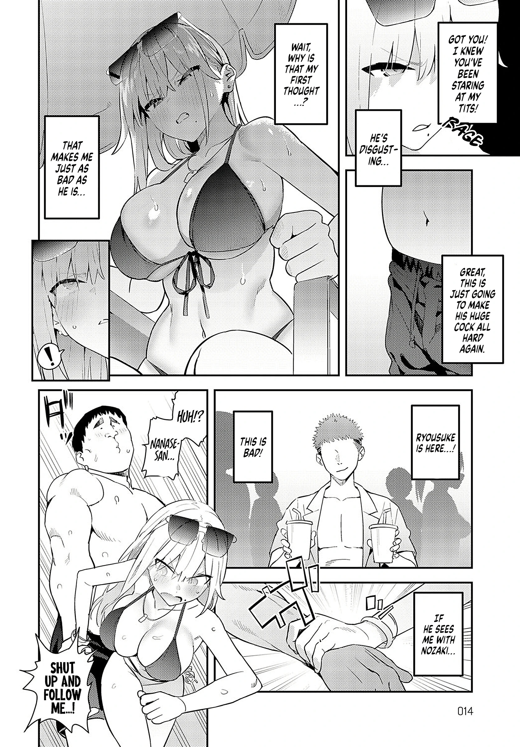 The Beauty and The Beast -The Gyaru and The Disgusting Otaku porn comic picture 4