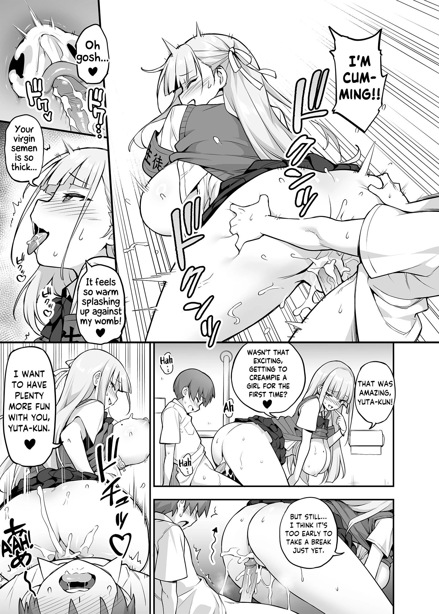 The Beloved Student Council President With the Obscenely Big Tits porn comic picture 10