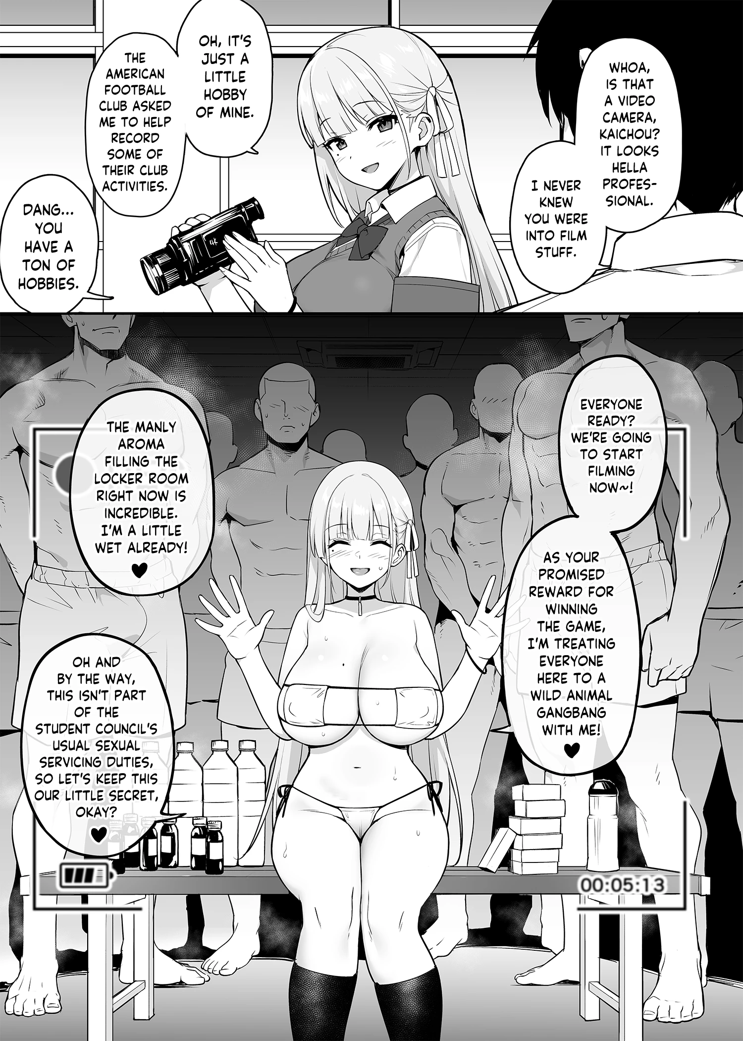 The Beloved Student Council President With the Obscenely Big Tits porn comic picture 14