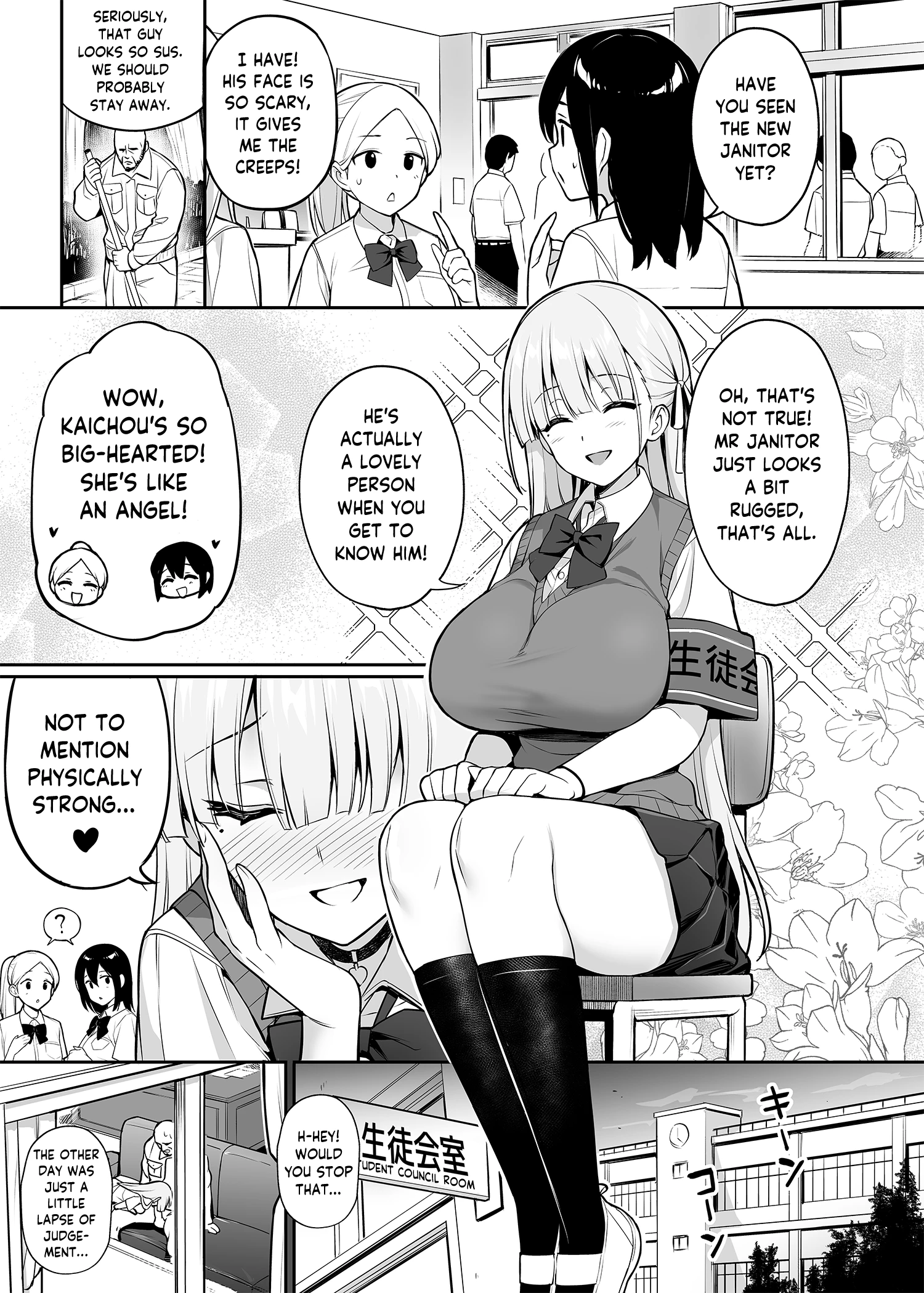 The Beloved Student Council President With the Obscenely Big Tits porn comic picture 24