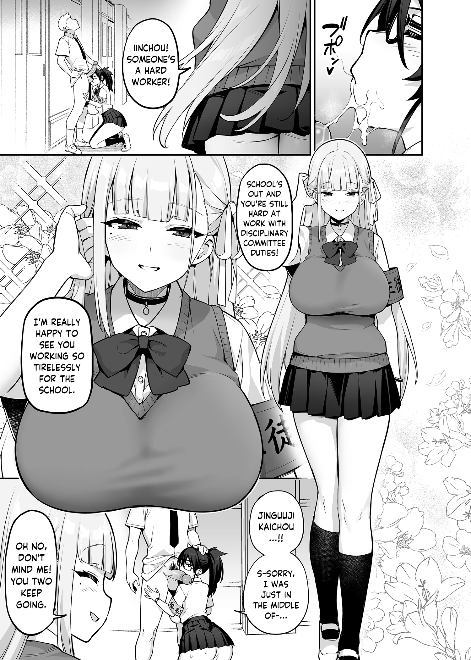 The Beloved Student Council President With the Obscenely Big Tits porn comic picture 4
