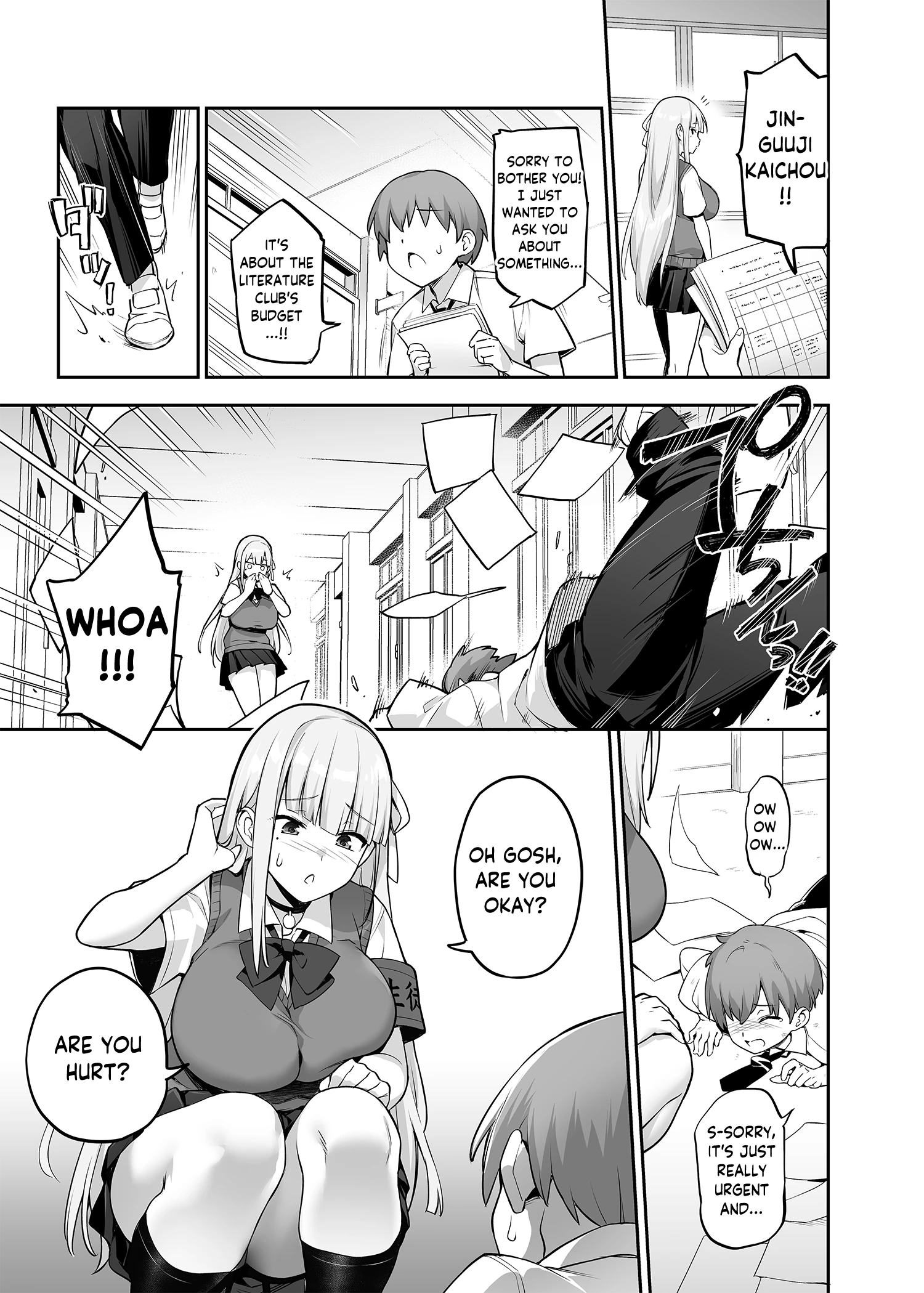 The Beloved Student Council President With the Obscenely Big Tits porn comic picture 6