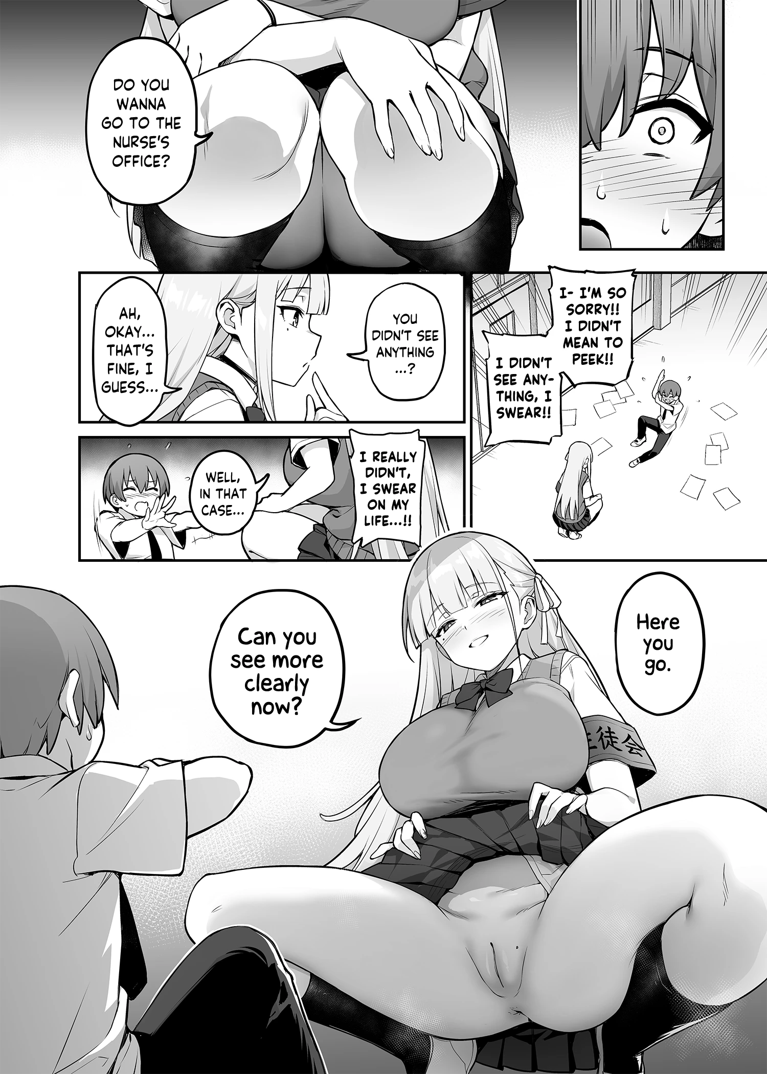 The Beloved Student Council President With the Obscenely Big Tits porn comic picture 7