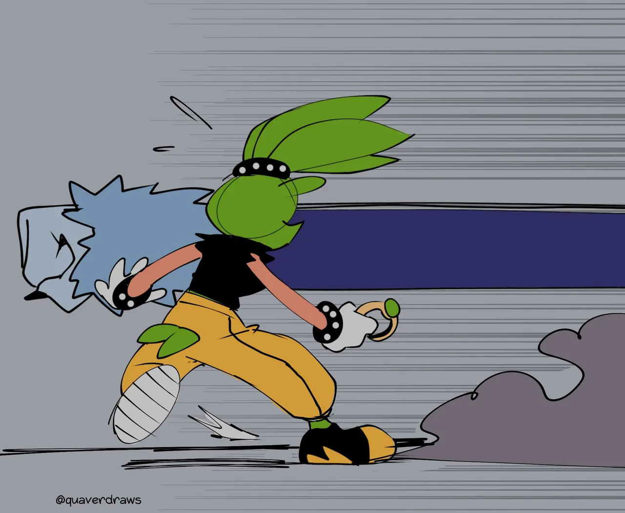 The Blue Blur vs The Mean Green porn comic picture 12