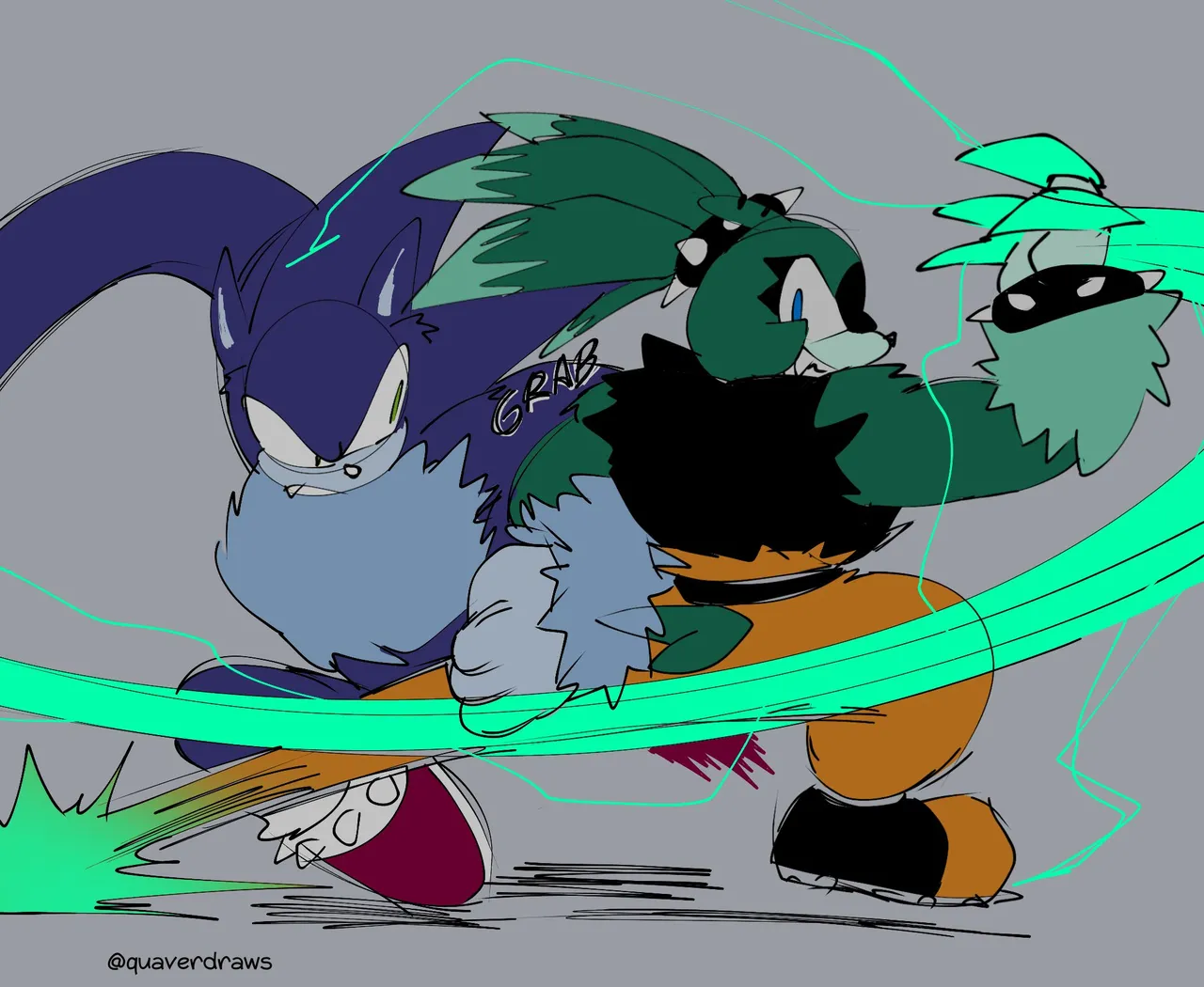 The Blue Blur vs The Mean Green porn comic picture 14