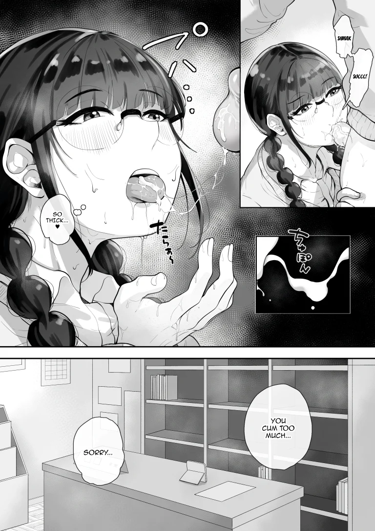 The Busty Library Committee President Is Very Interested In Lewd Stuff porn comic picture 11