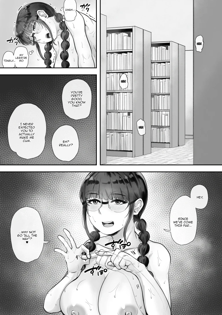 The Busty Library Committee President Is Very Interested In Lewd Stuff porn comic picture 18