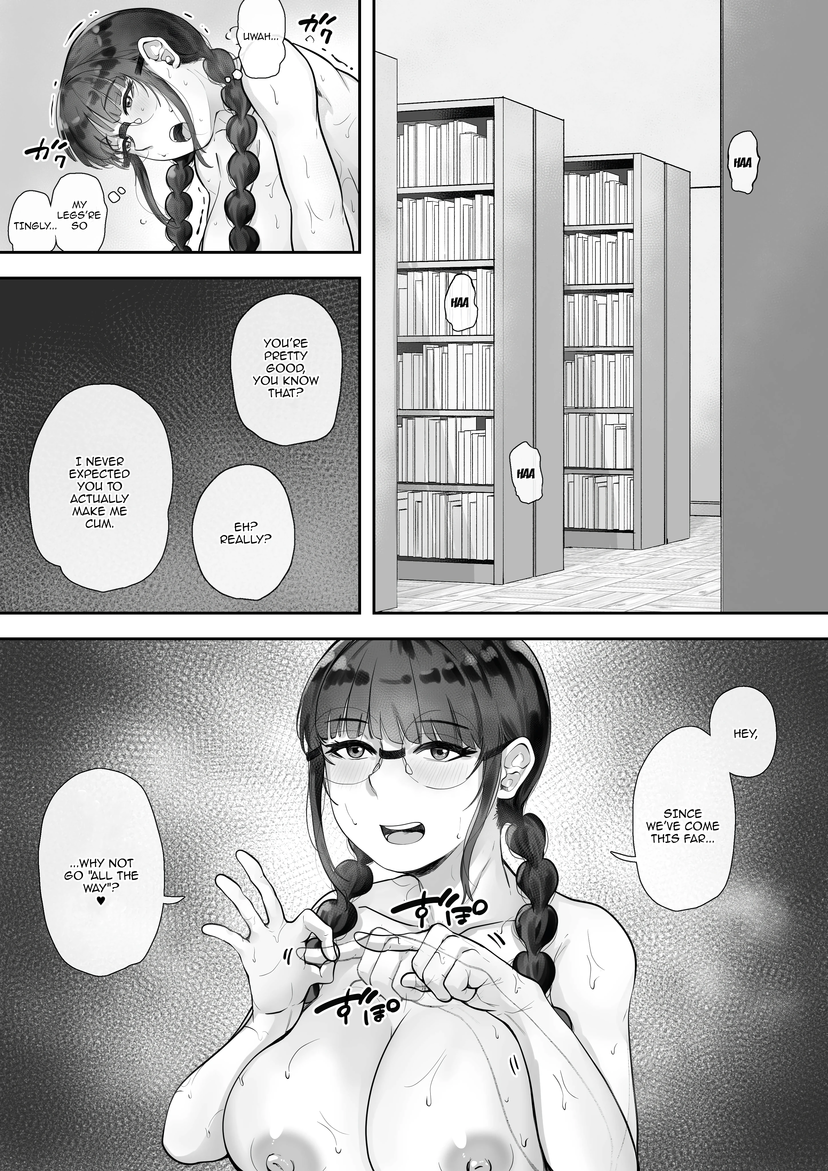 The Busty Library Committee President Is Very Interested In Lewd Stuff porn comic picture 18