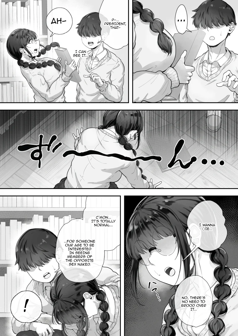 The Busty Library Committee President Is Very Interested In Lewd Stuff porn comic picture 4