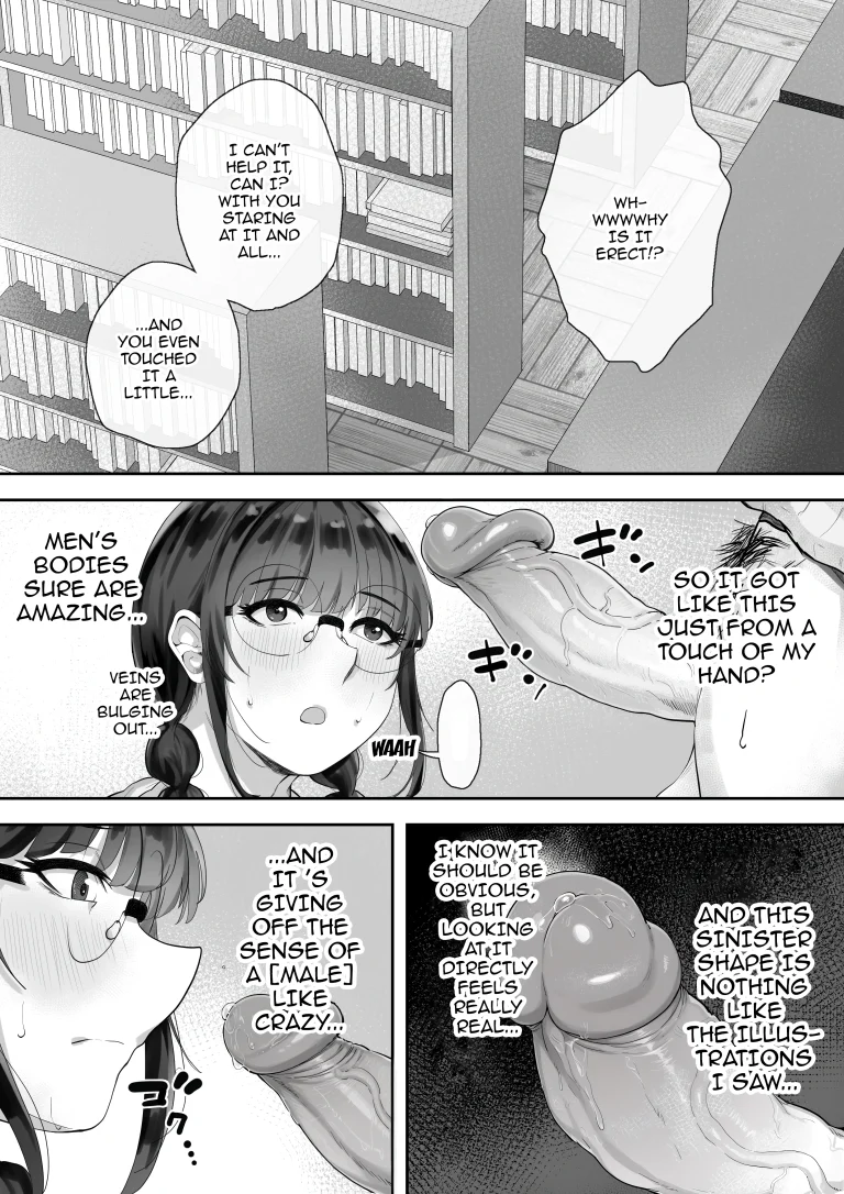 The Busty Library Committee President Is Very Interested In Lewd Stuff porn comic picture 7