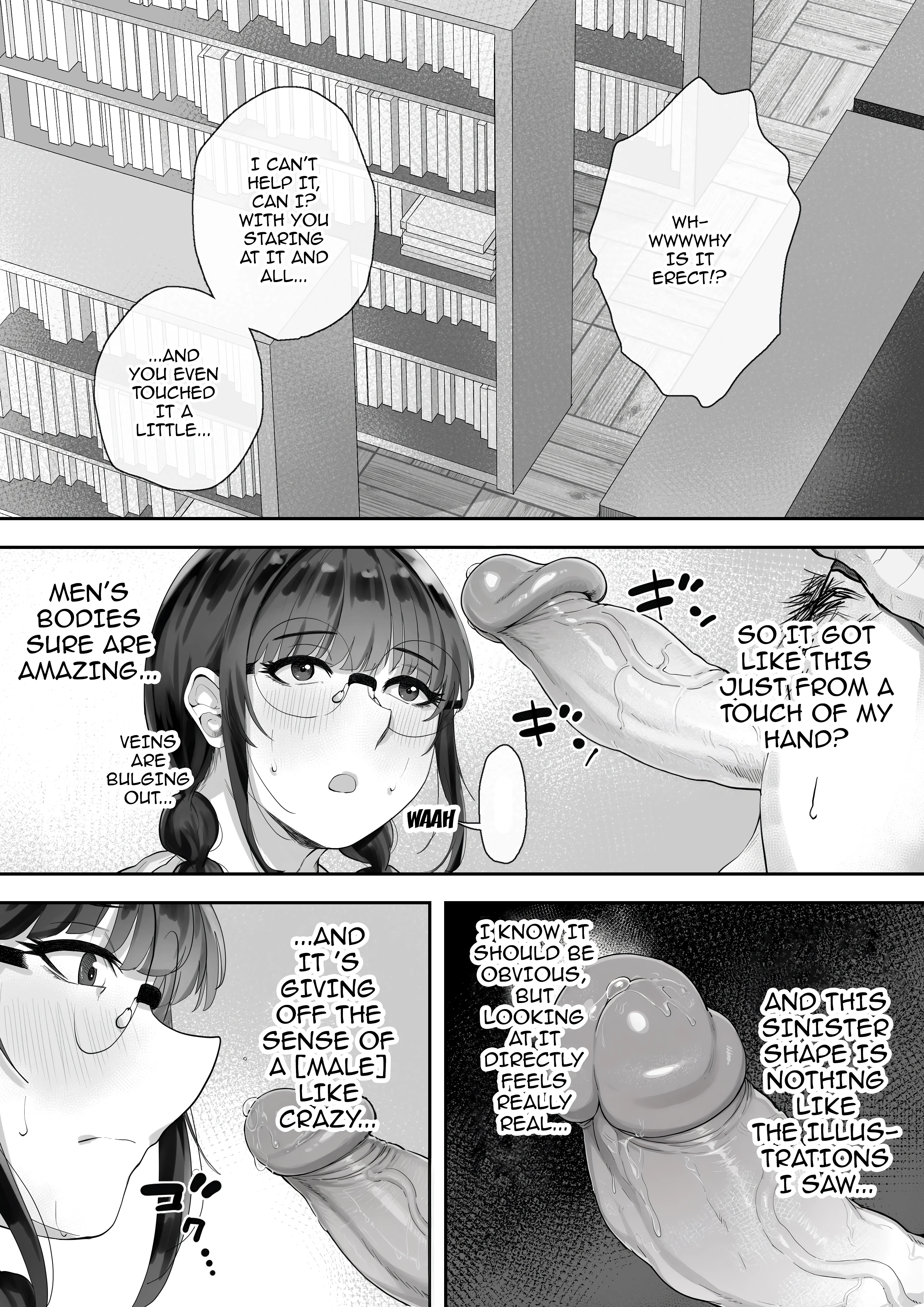 The Busty Library Committee President Is Very Interested In Lewd Stuff porn comic picture 7