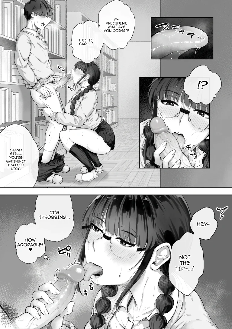 The Busty Library Committee President Is Very Interested In Lewd Stuff porn comic picture 8