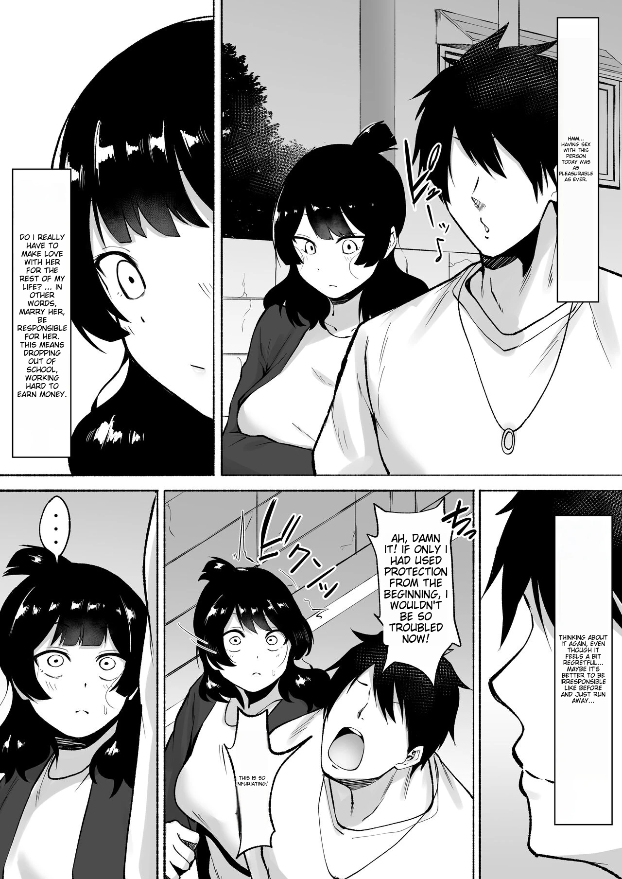 The Case of A Gloomy Girl Who Became My Fuckbuddy After I Raped Her porn comic picture 65