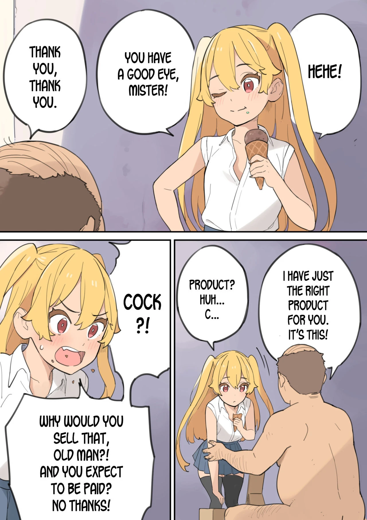 The Cock-Selling Middle Aged Man porn comic picture 20