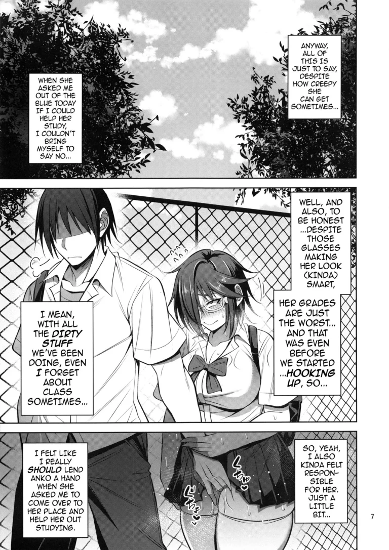 The Creepy Glasses Girl porn comic picture 6