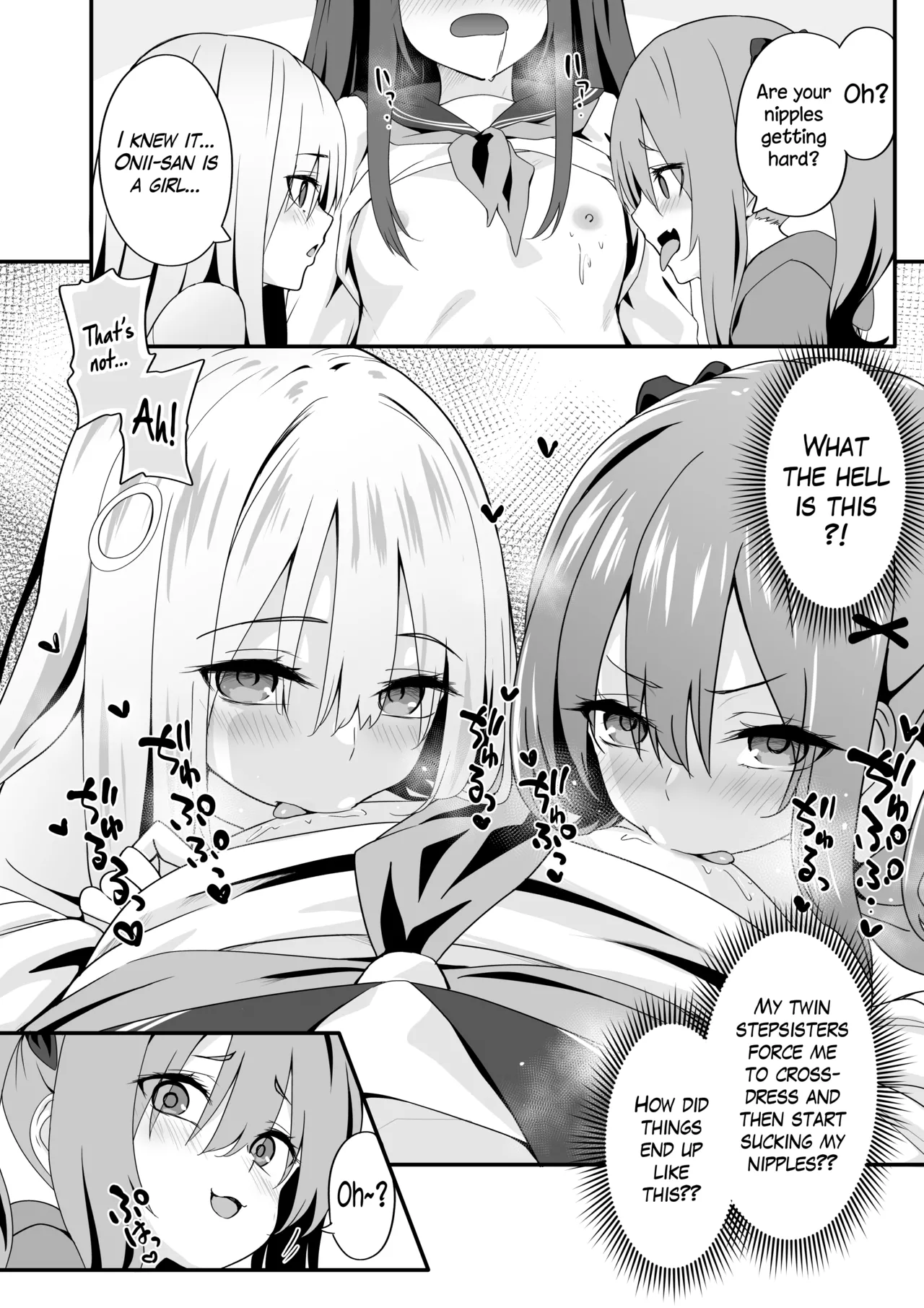 The Crossdressing Prince Who Tried to Teach his Little Sisters a Lesson porn comic picture 17