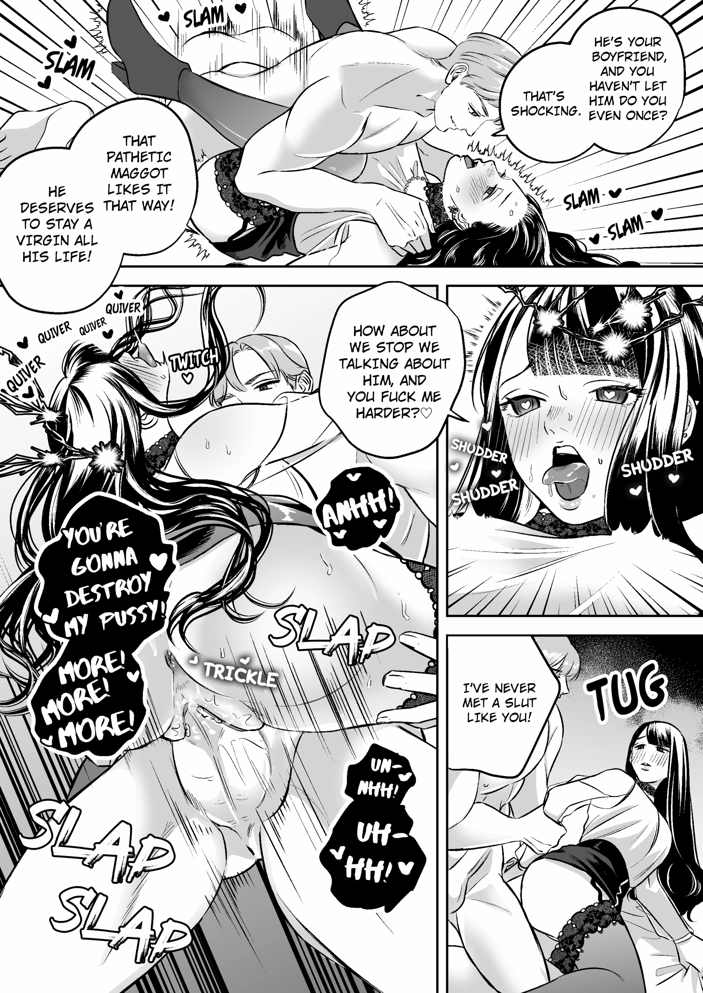 The Cuckold Masochistic Boyfriend who Begged to be Cheated On porn comic picture 12