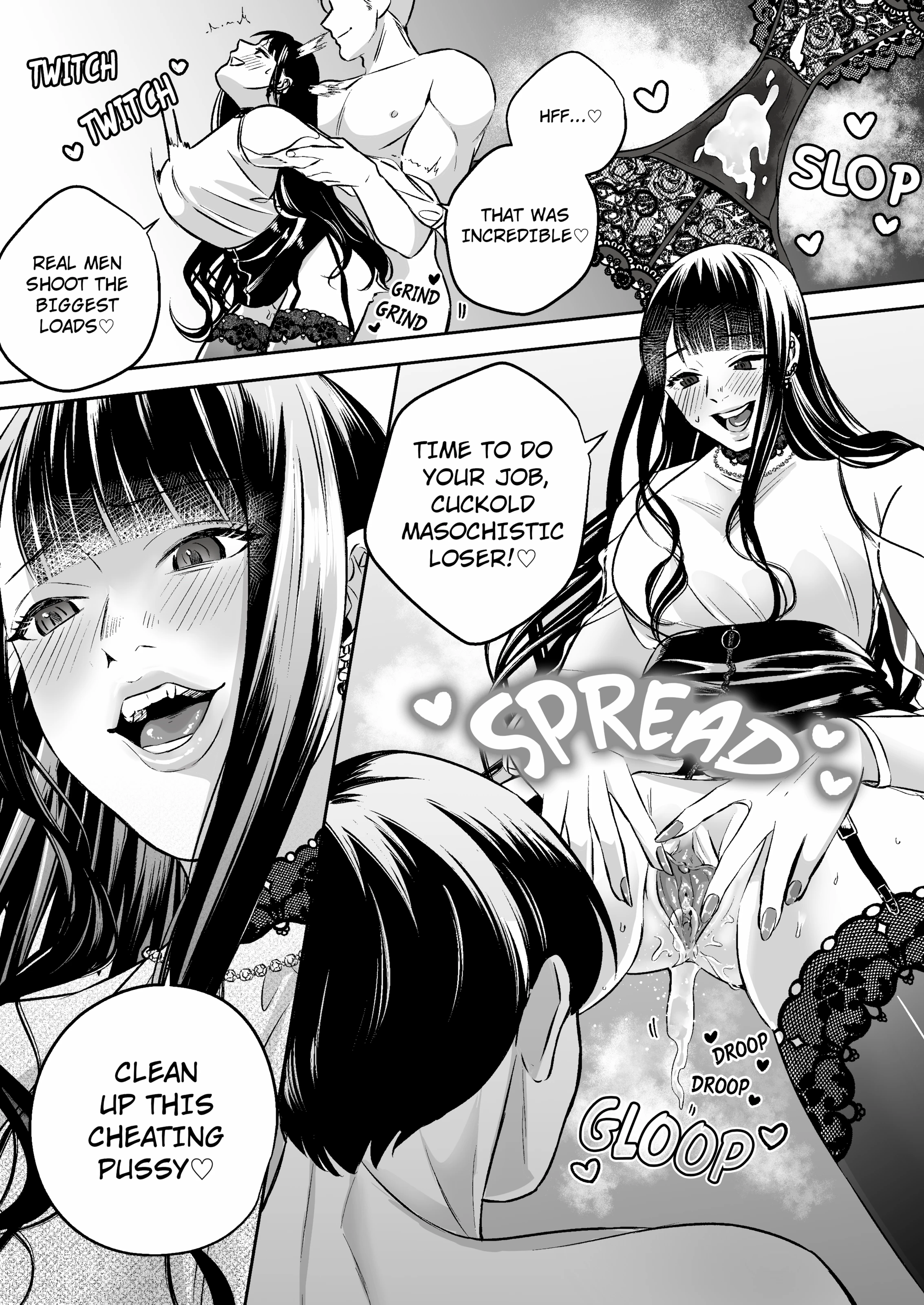 The Cuckold Masochistic Boyfriend who Begged to be Cheated On porn comic picture 21