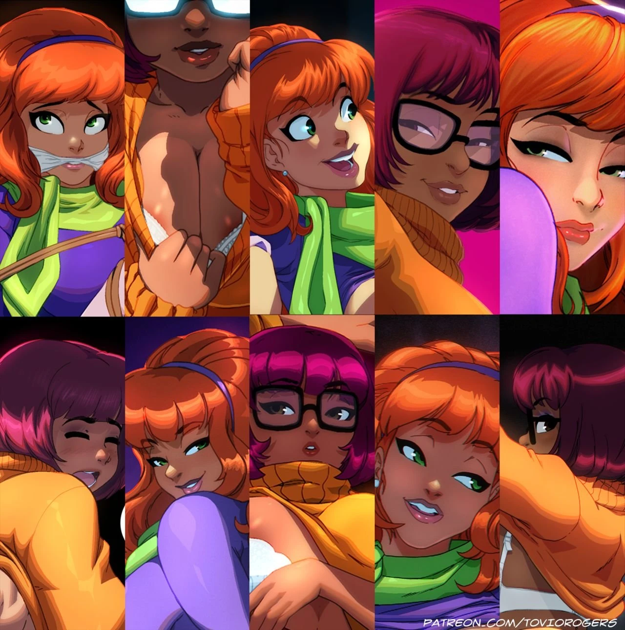 The Daphne and Velma collection porn comic picture 1