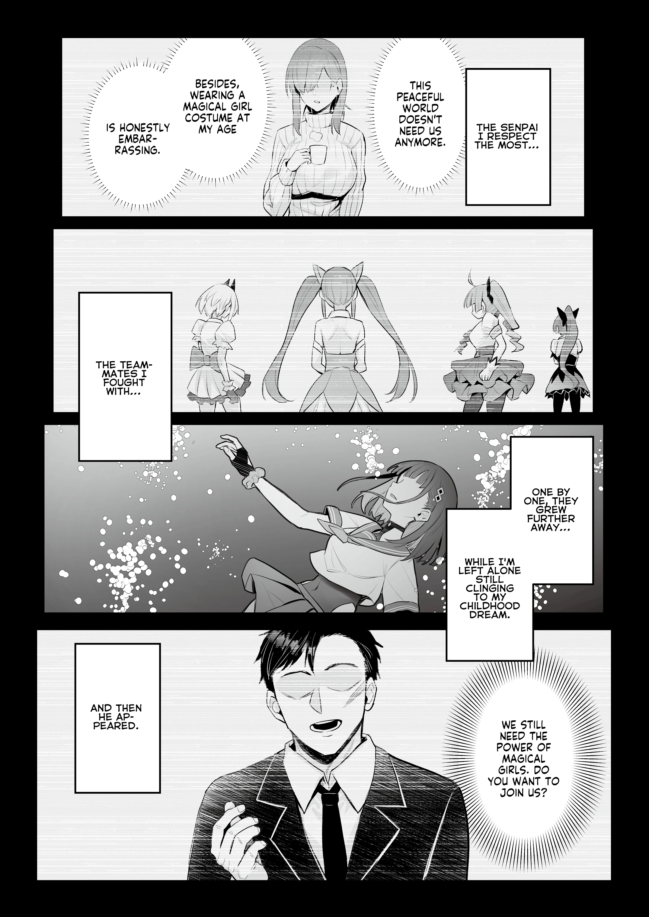 The Former Magical Girl Blue's Work porn comic picture 12