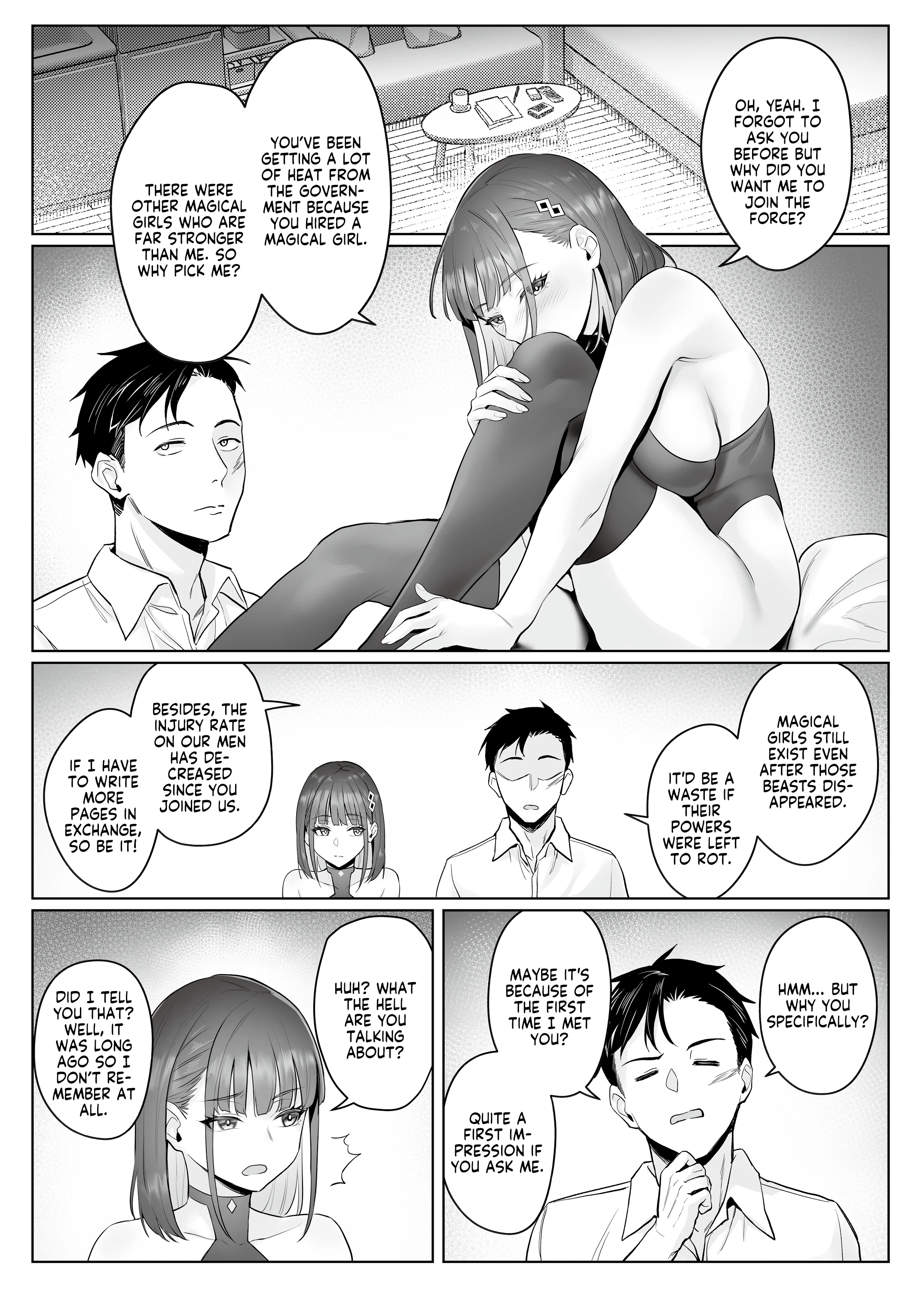 The Former Magical Girl Blue's Work porn comic picture 30